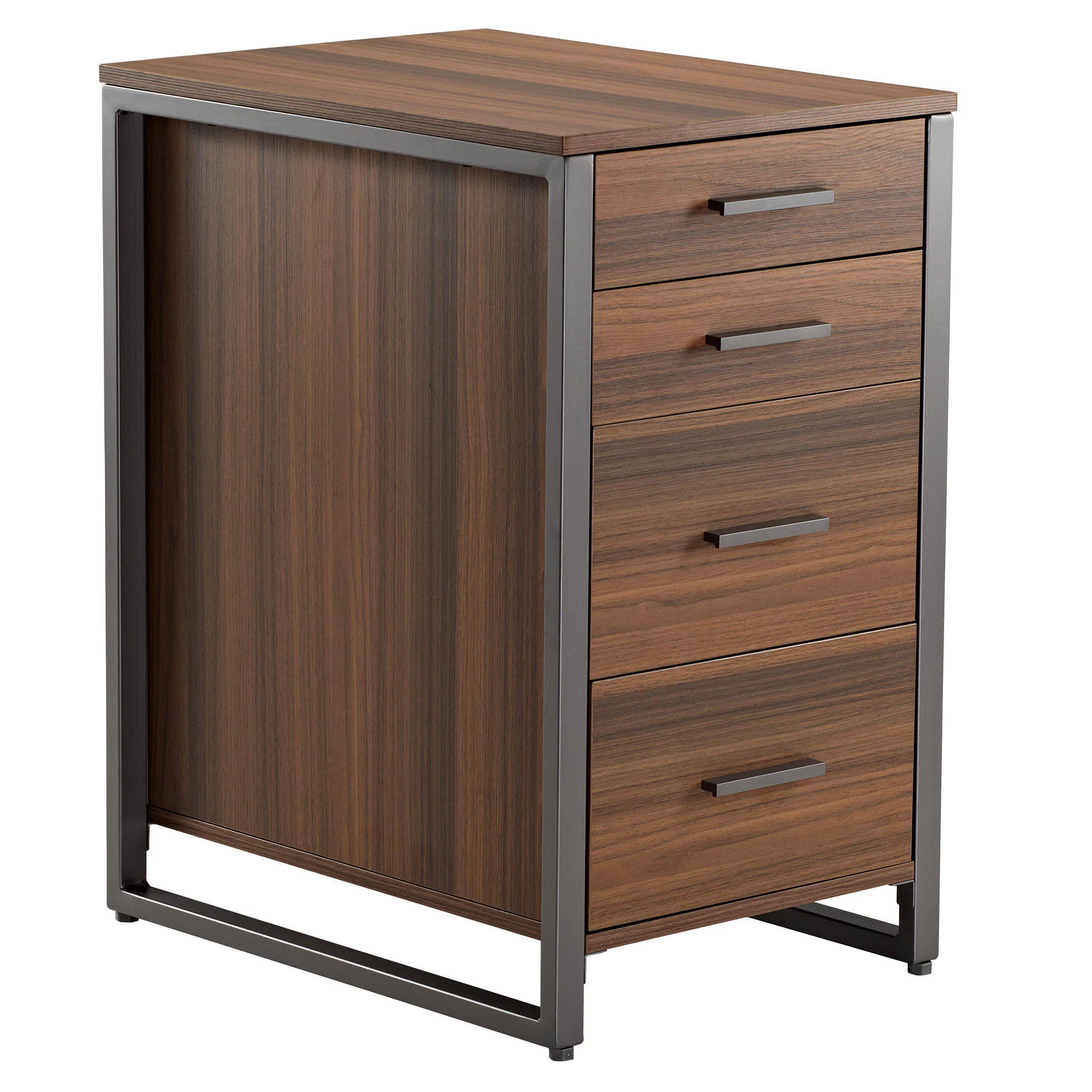 28" File Storage Cabinet With Office Four-Drawers, Walnut - Image 11