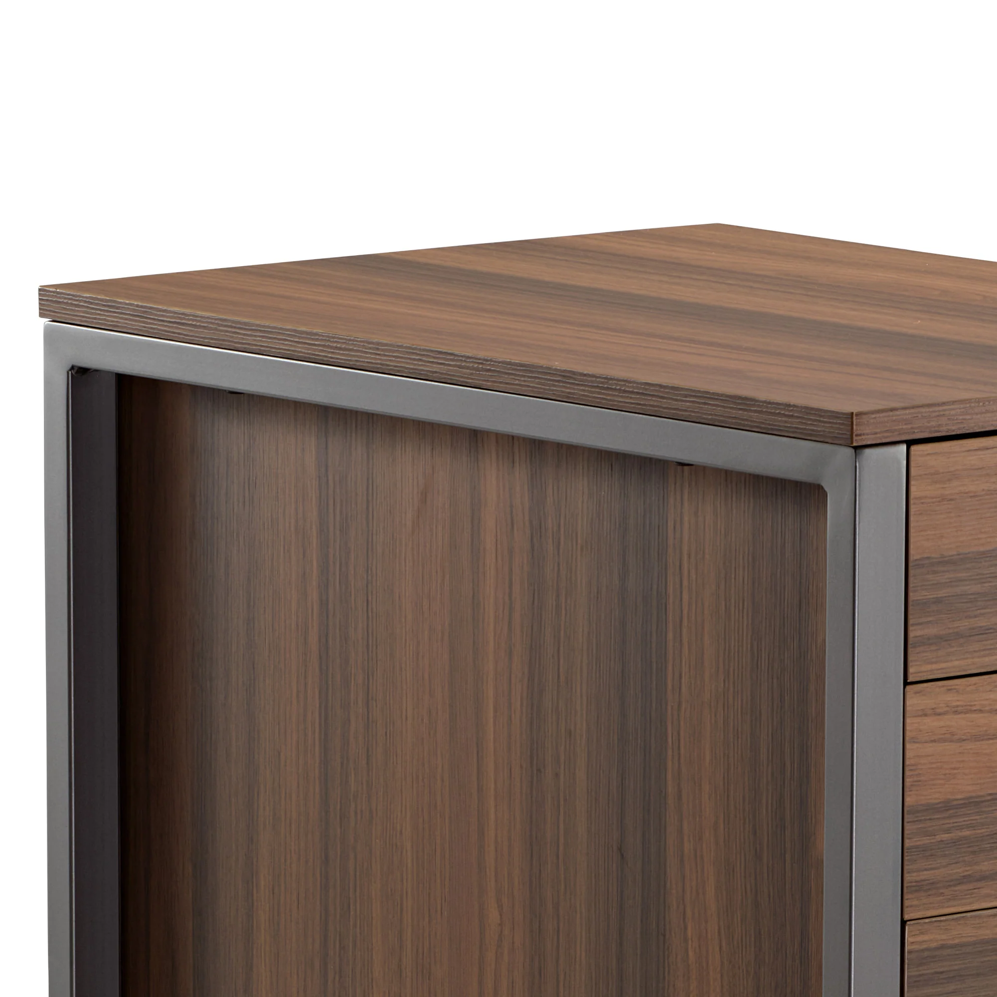 28" File Storage Cabinet With Office Four-Drawers, Walnut - Image 16