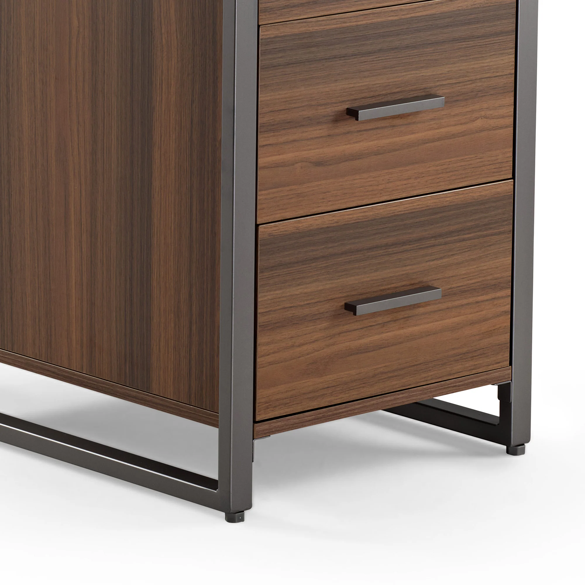 28" File Storage Cabinet With Office Four-Drawers, Walnut - Image 17