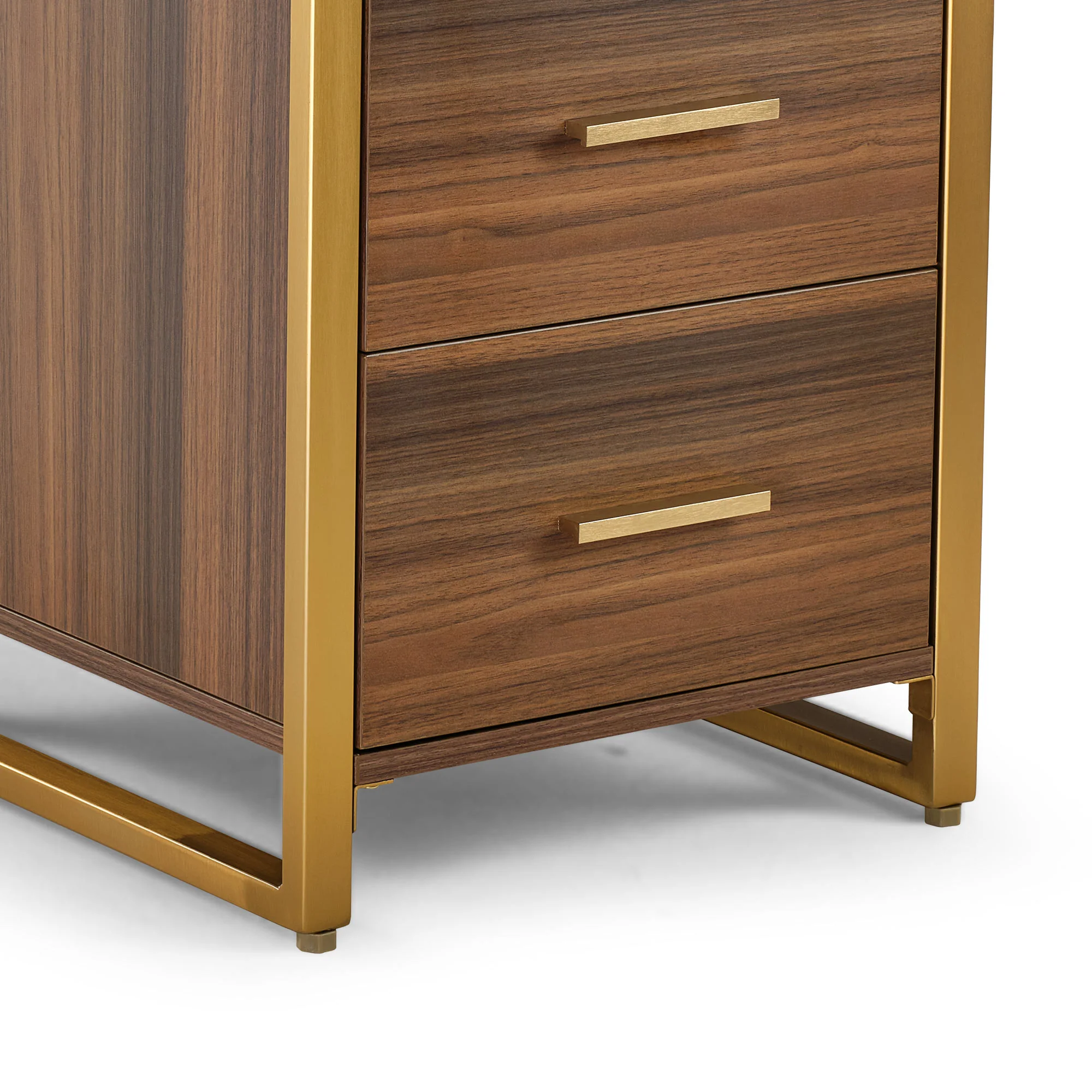 28" File Storage Cabinet With Office Four-Drawers, Walnut - Image 8