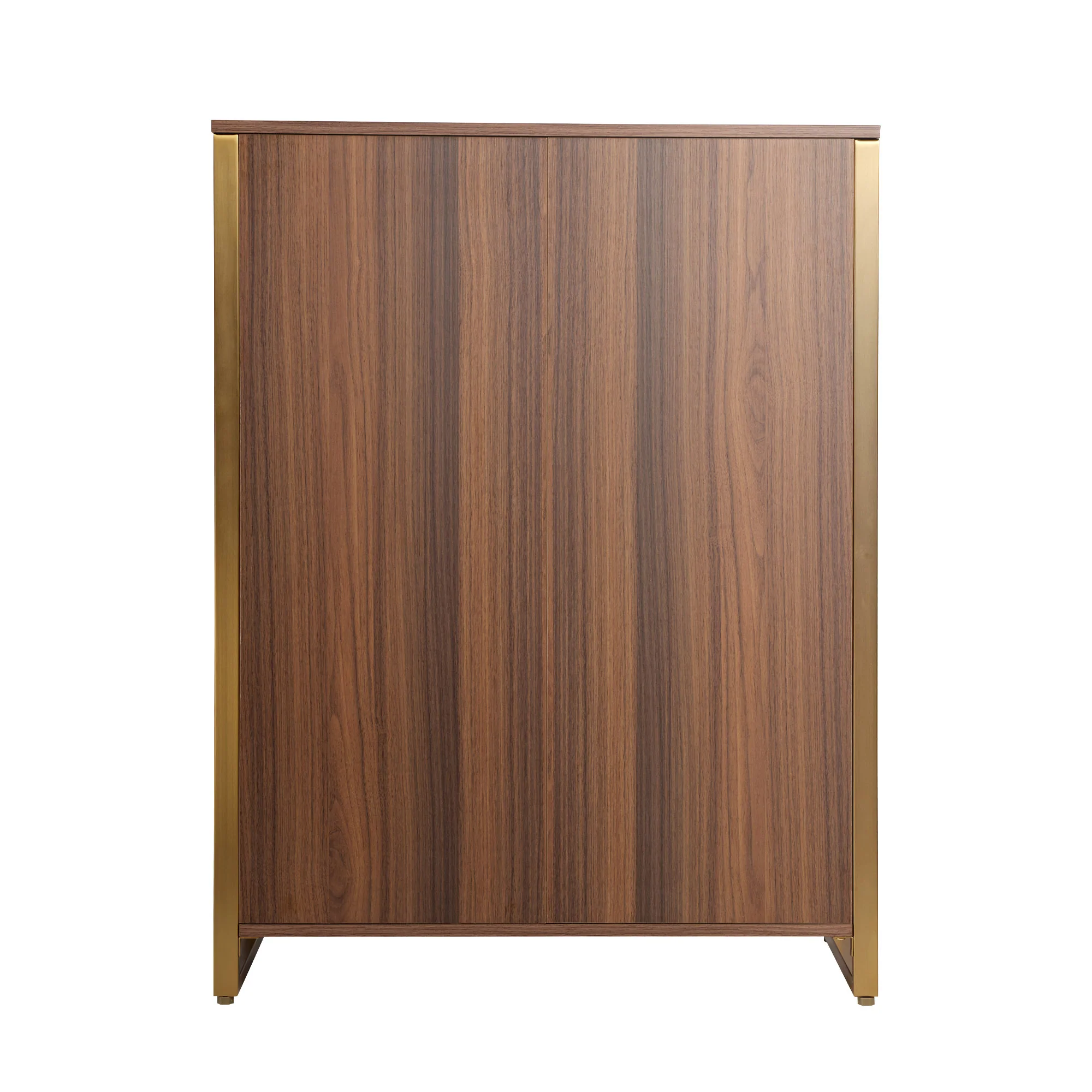 42" Chest 5-Drawers Dresser Accent Cabinet Walnut - Image 18