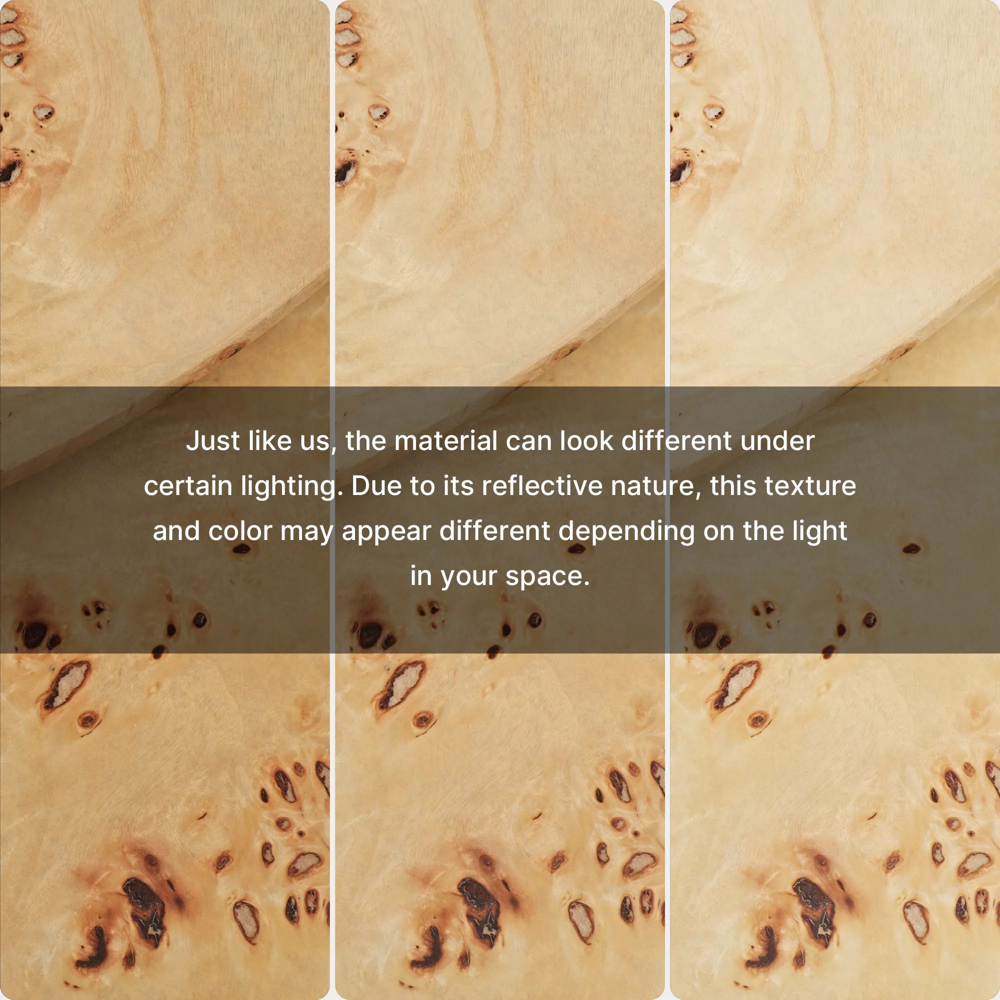 43" Birch Wood Veneer Coffee Table Set of 2 - Image 13