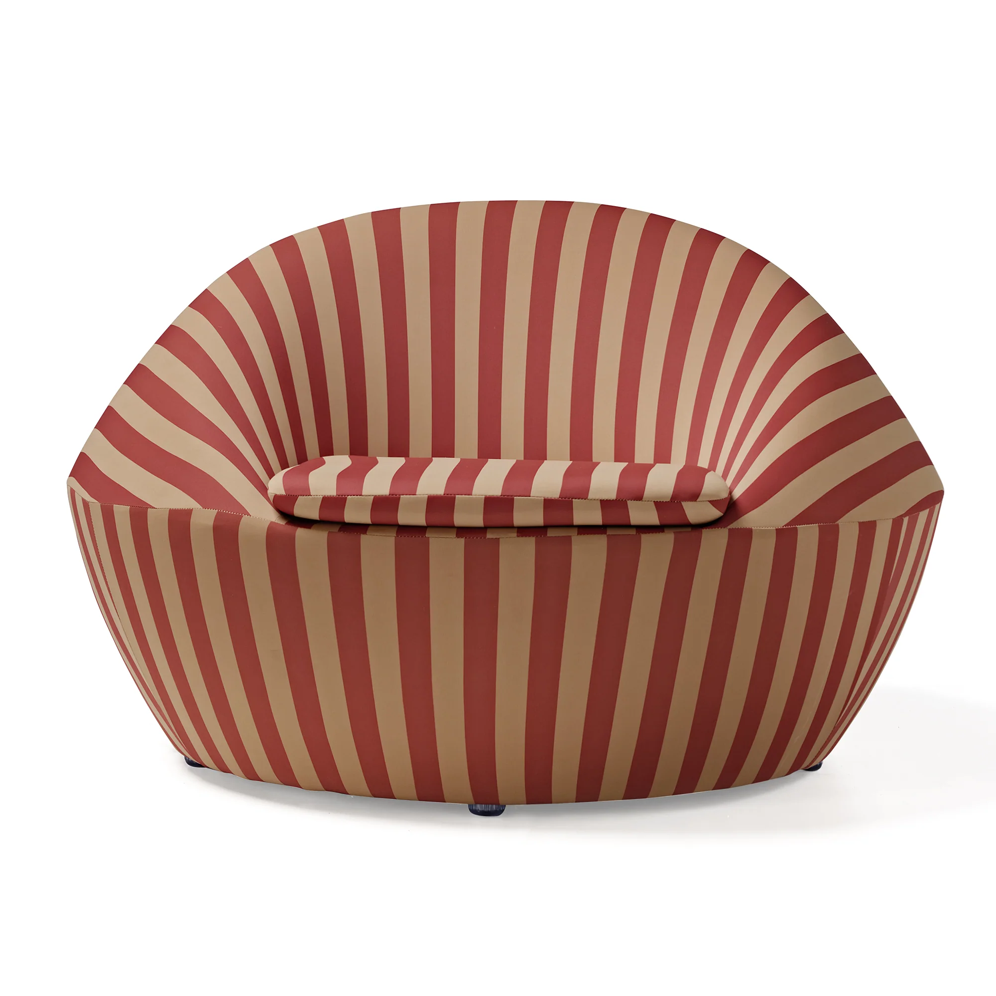 Lounge Chair-Red Yellow & Blue Yellow Stripe - Image 5