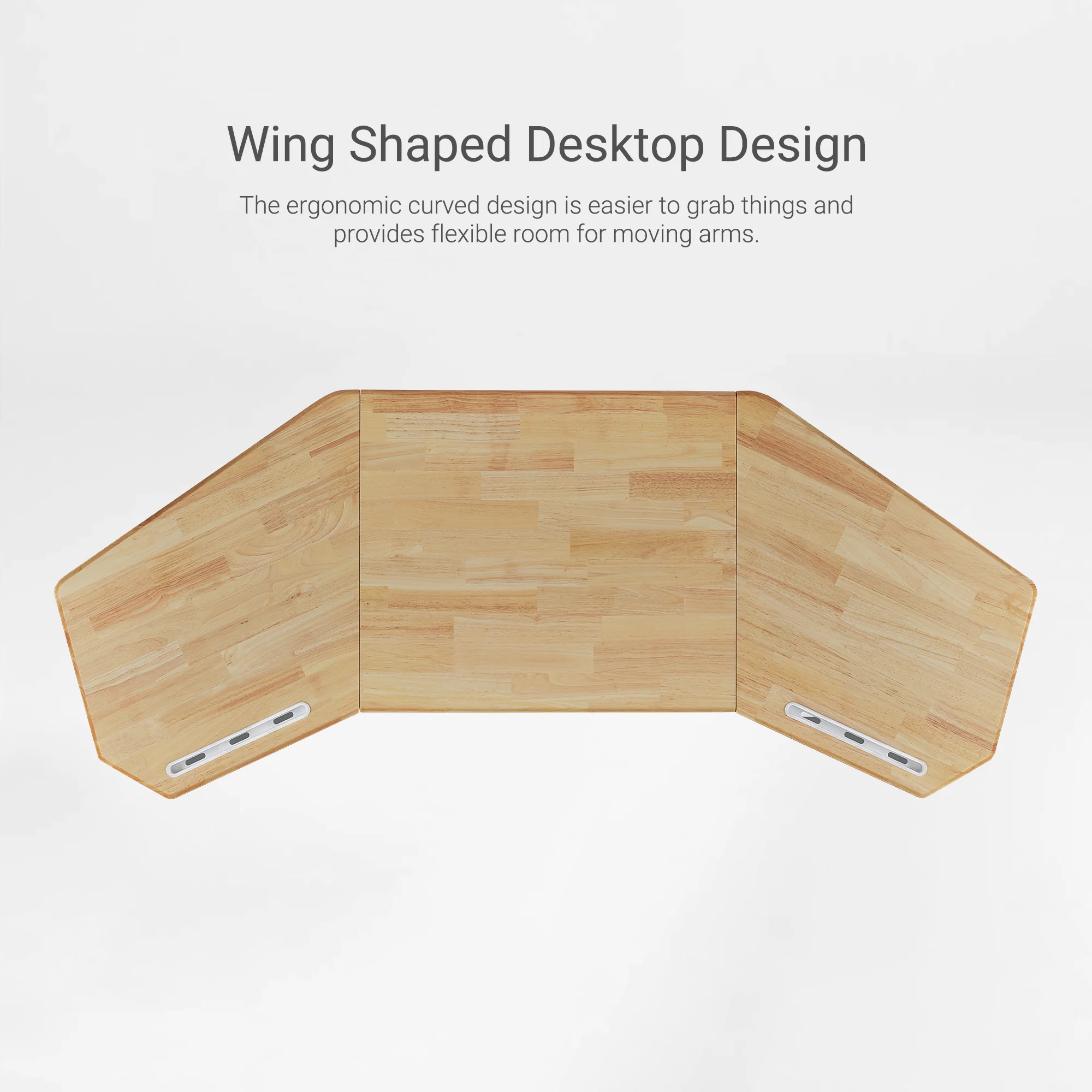 Aero Pro Wing-Shaped Standing Desk (72"x23") - Image 50