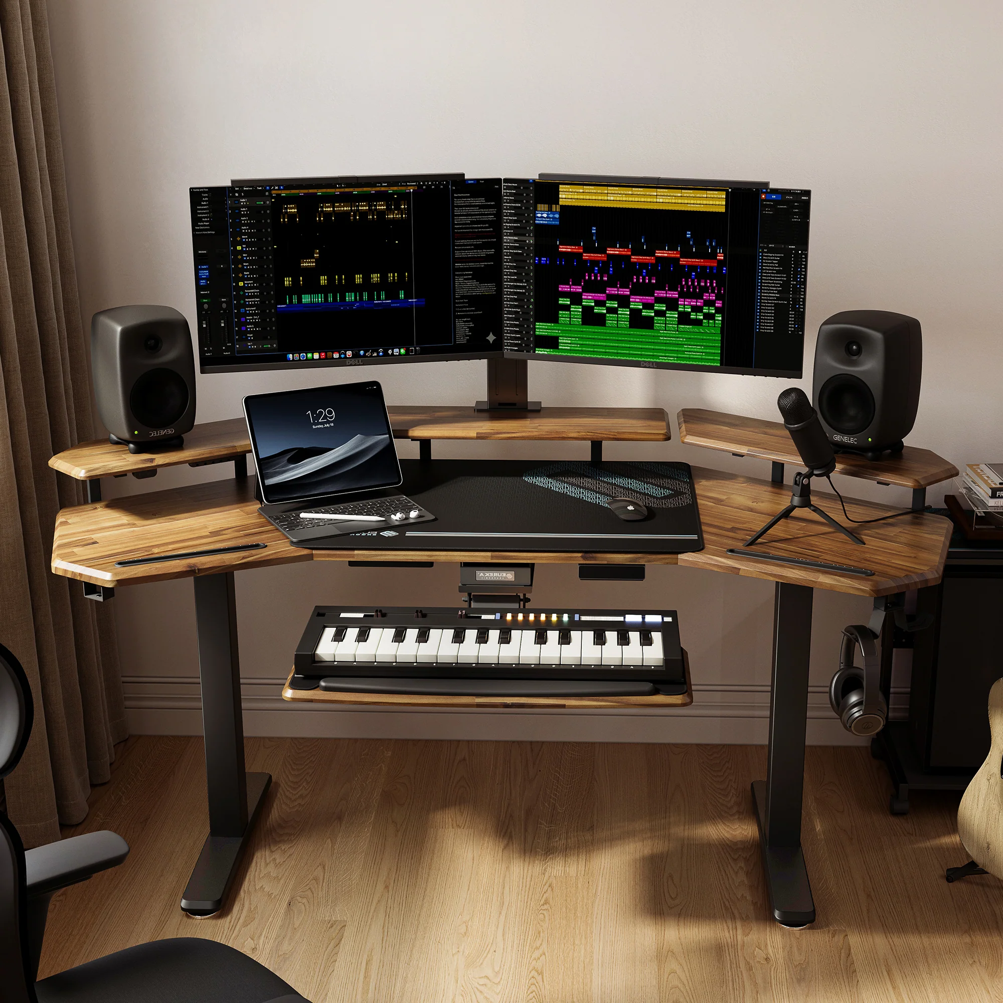 Aero Pro Wing-Shaped Standing Desk (72"x23") - Image 60