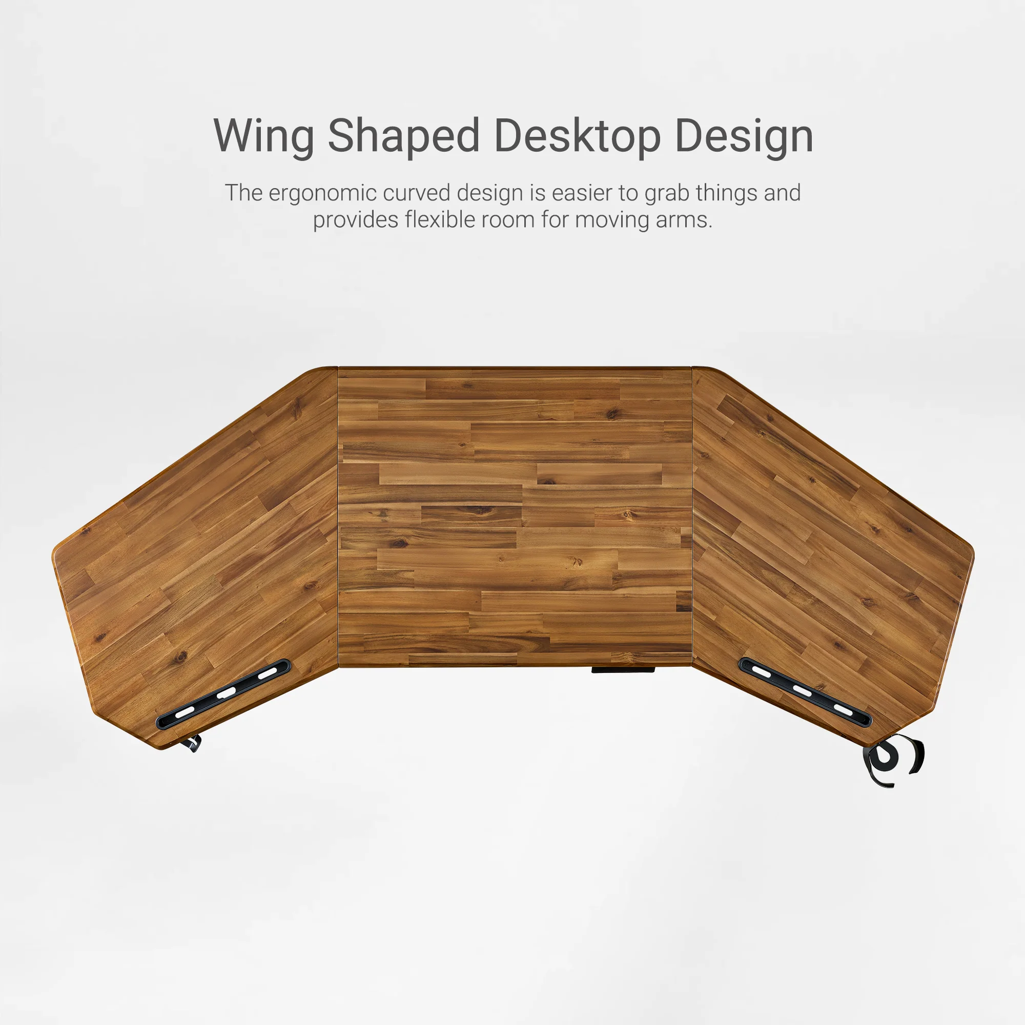 Aero Pro Wing-Shaped Standing Desk (72"x23") - Image 61