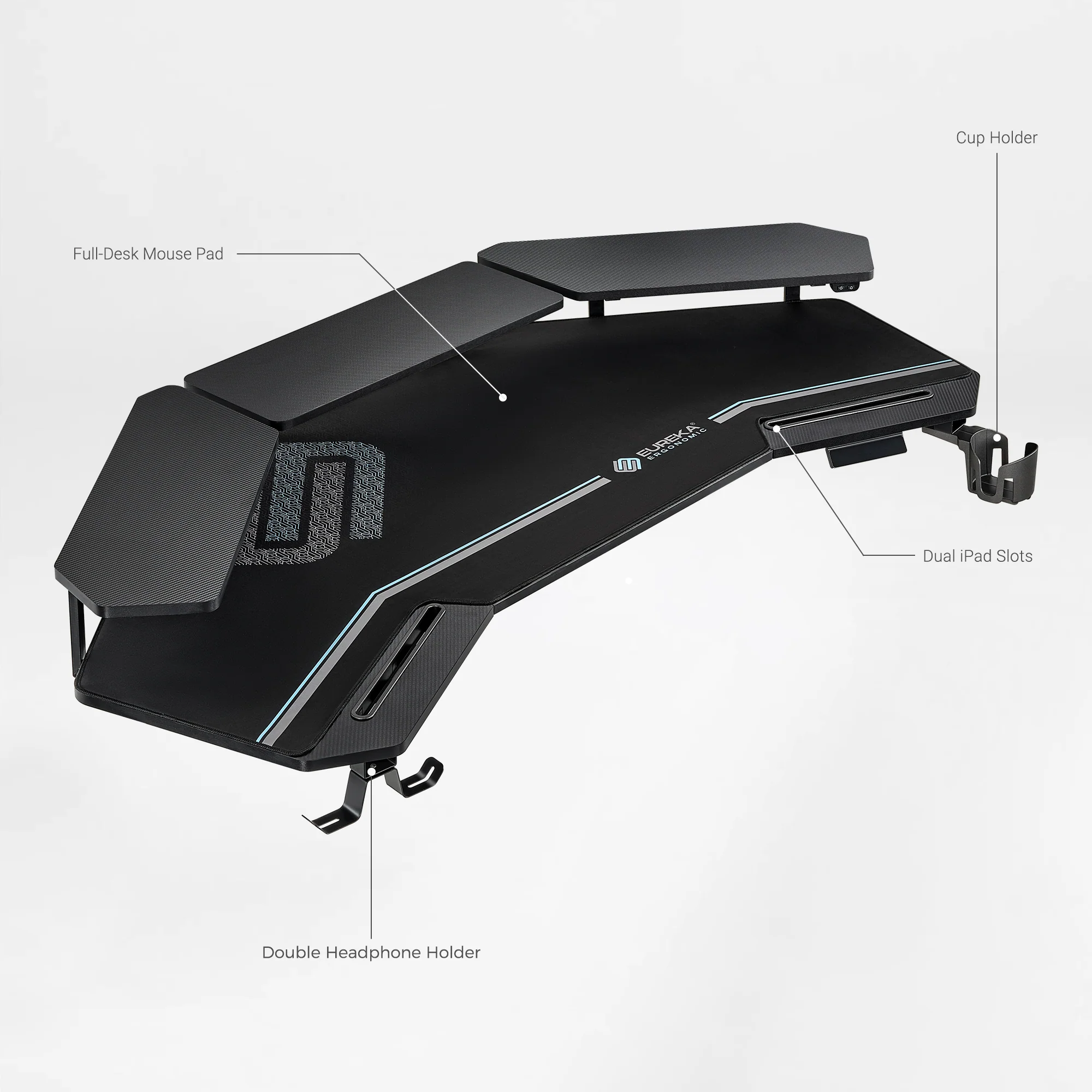 Aero Pro Wing Shaped Standing Desk (63"x23") - Image 4