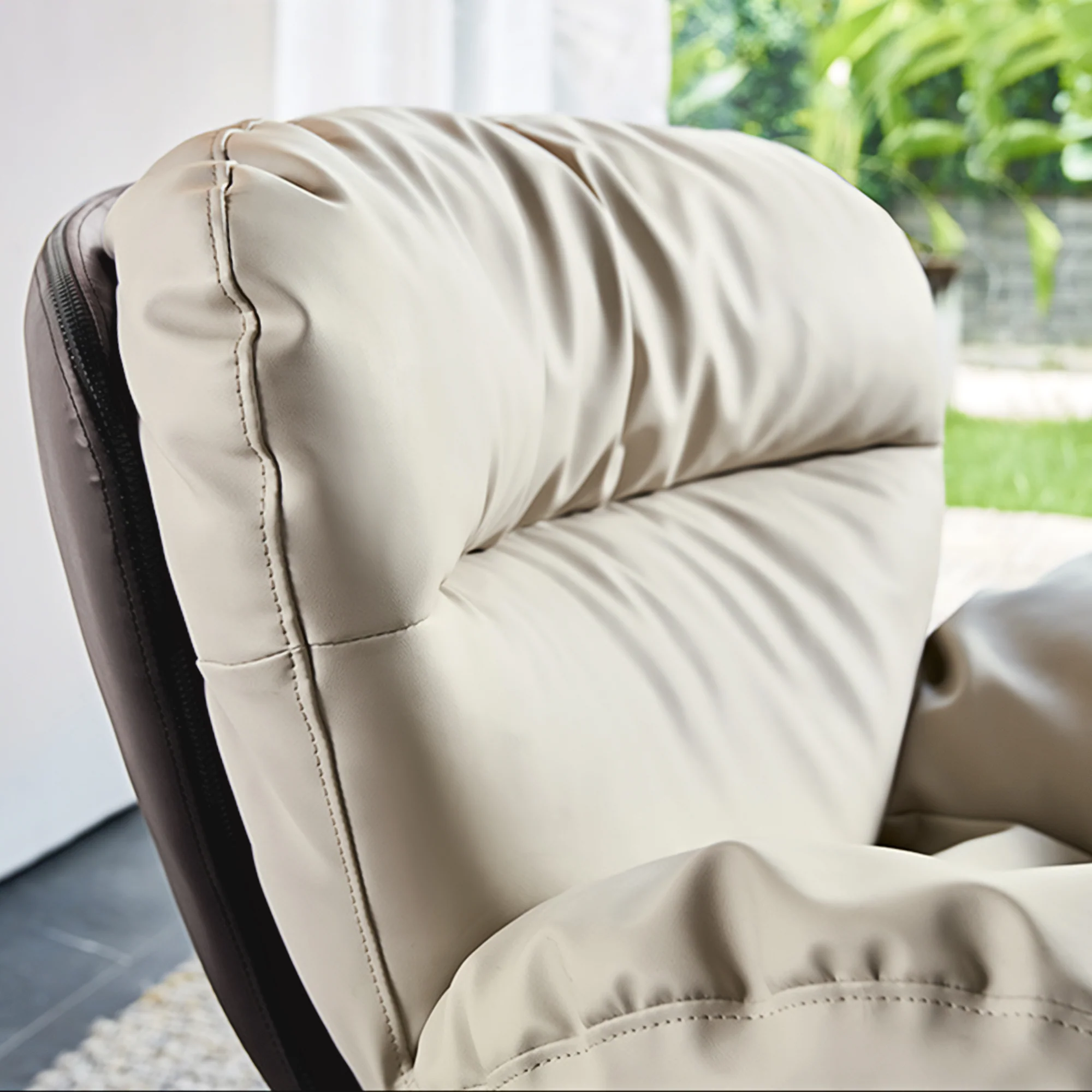 Alexia, Comfy Soft Swivel Lounge Chair, Gray - Image 6