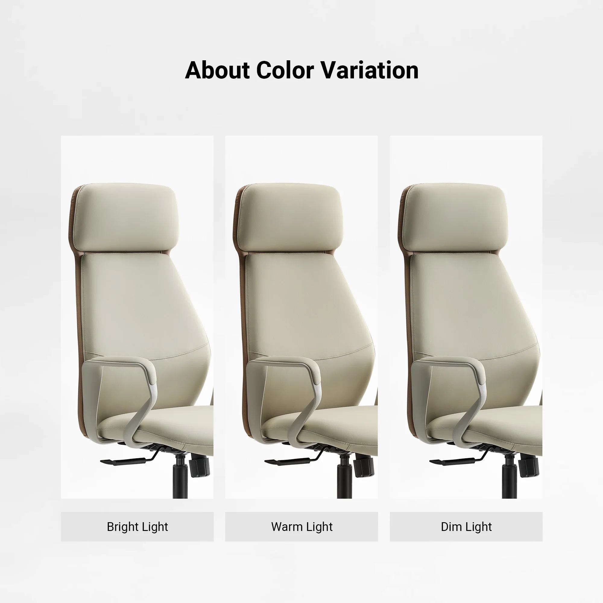 [Coming Soon]Aric, Faux Leather Executive Office Chair - Image 19