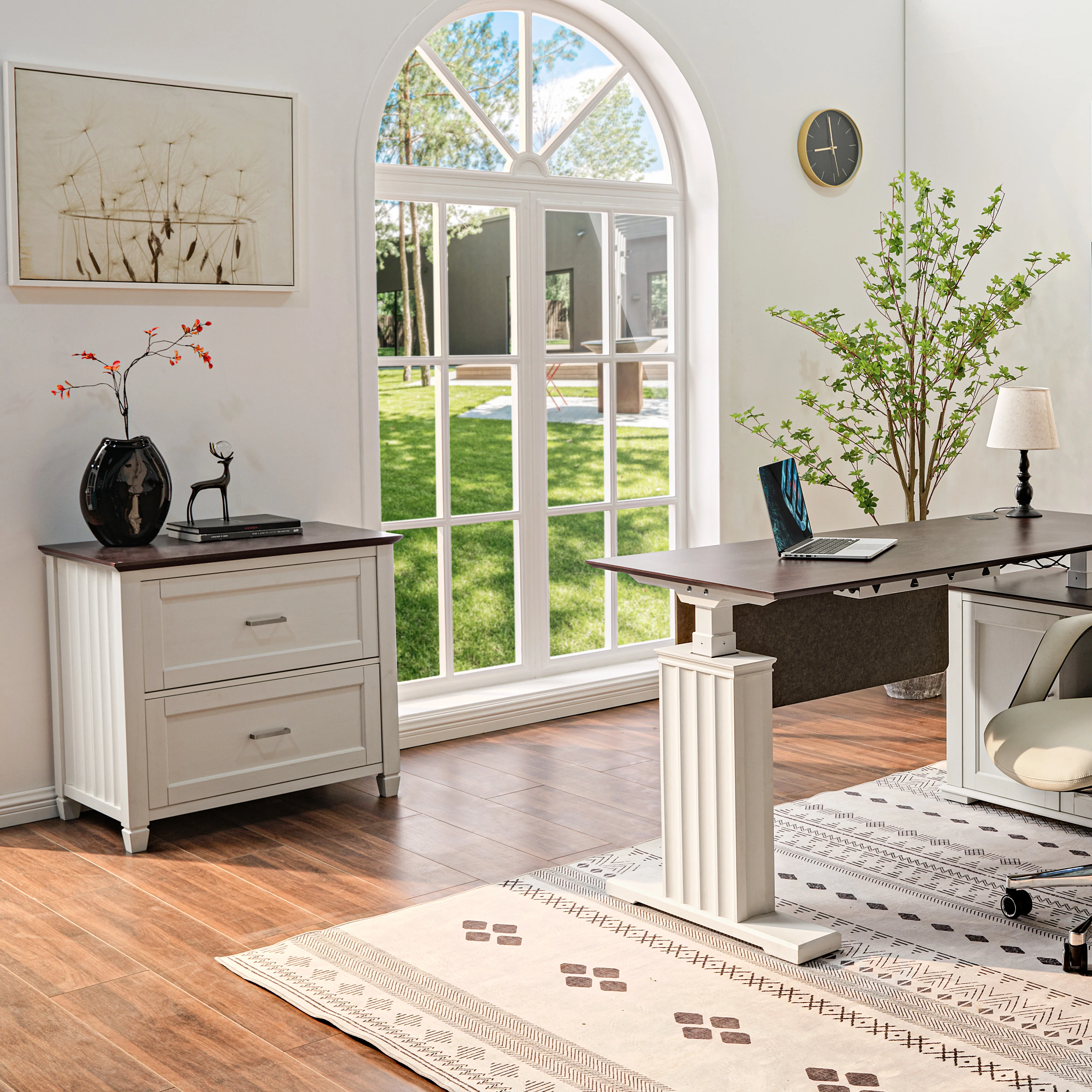 Ark ES, 29" File Storage Cabinet, White - Image 3