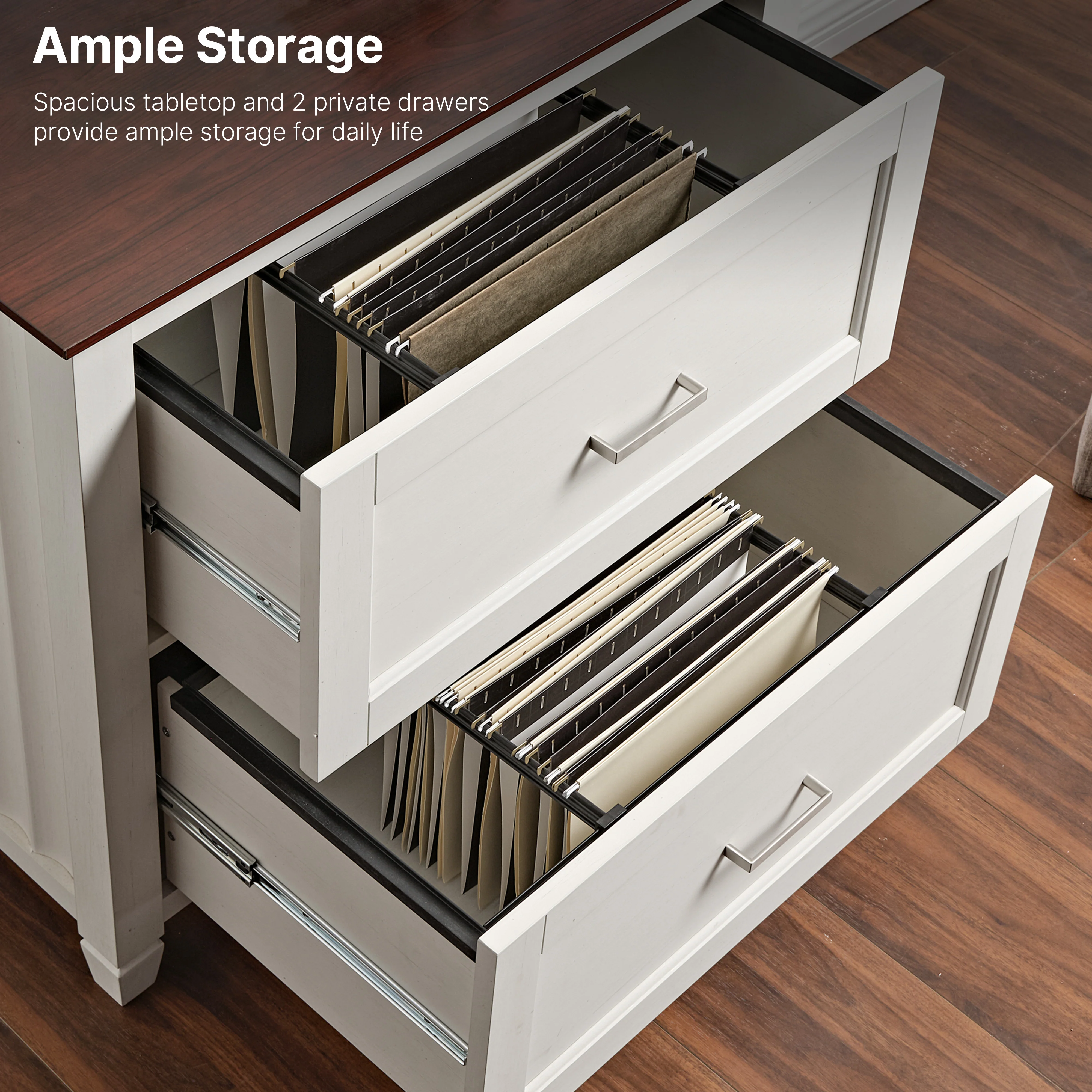 Ark ES, 29" File Storage Cabinet, White - Image 5