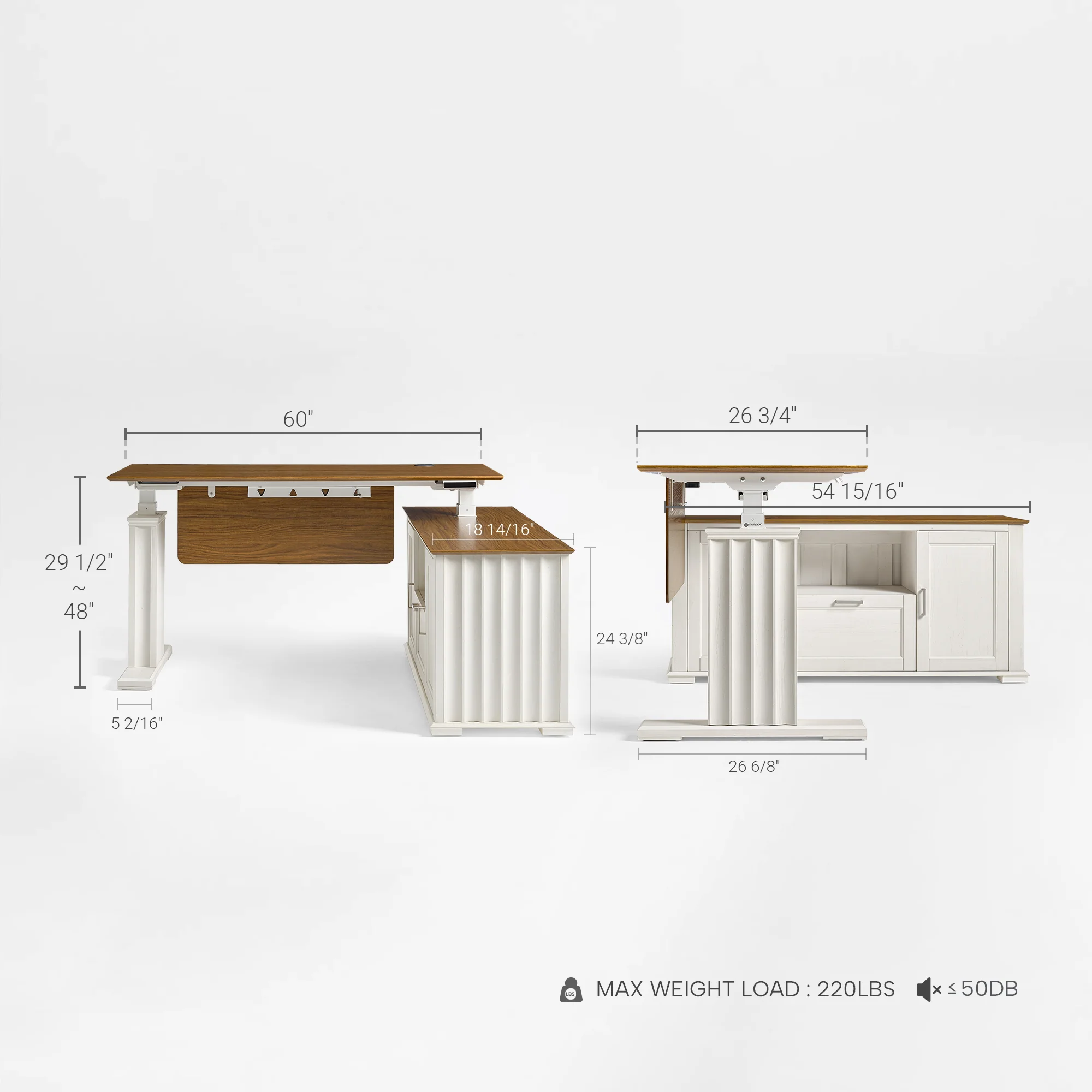 Ark ES Executive Standing Desk (60"x26") - Image 41