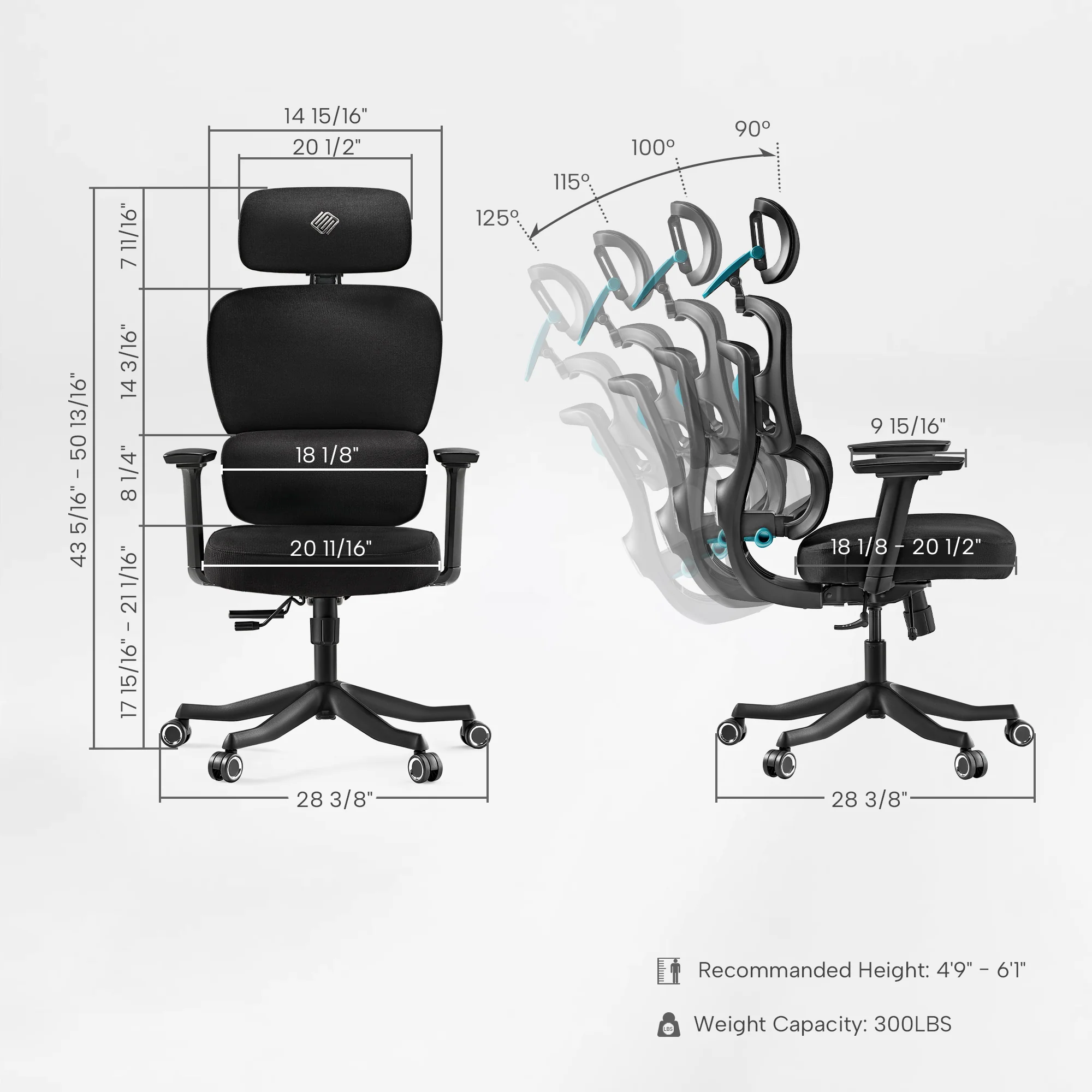 Axion, Ergonomic Hybrid Chair - Image 15