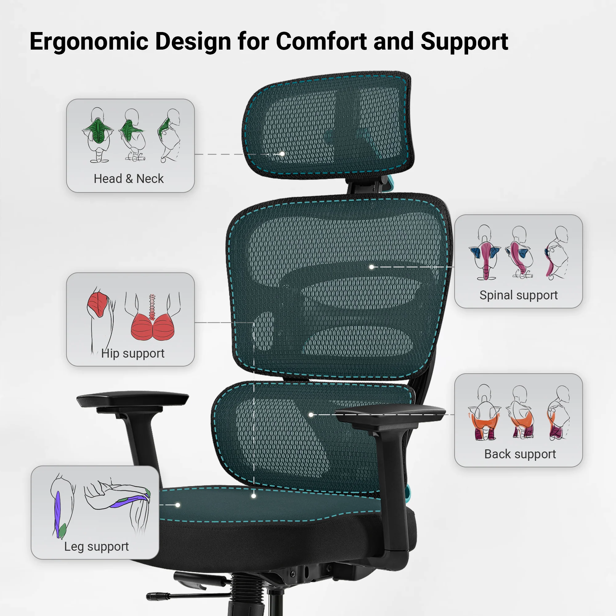 Axion, Ergonomic Hybrid Chair - Image 26