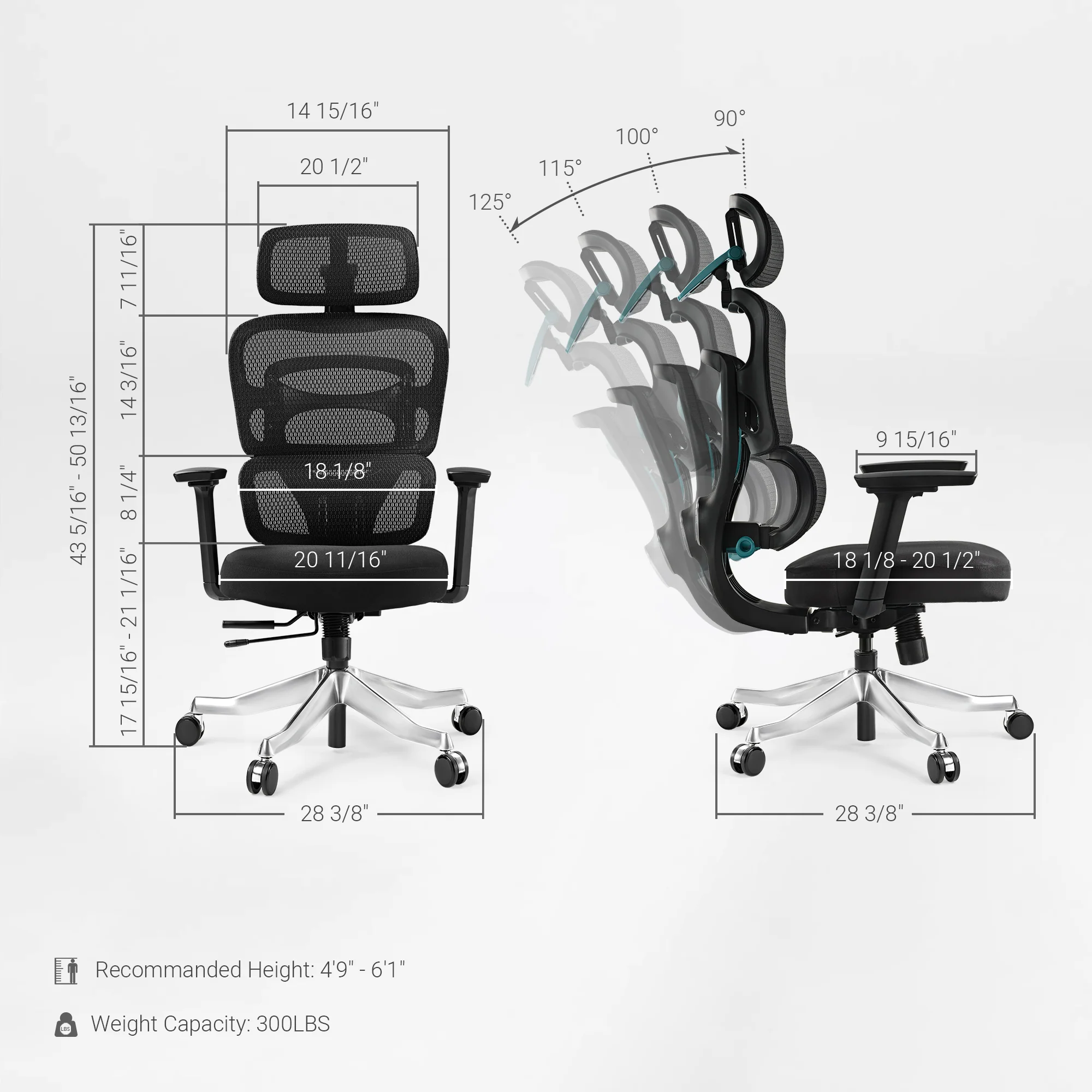 Axion, Ergonomic Hybrid Chair - Image 32