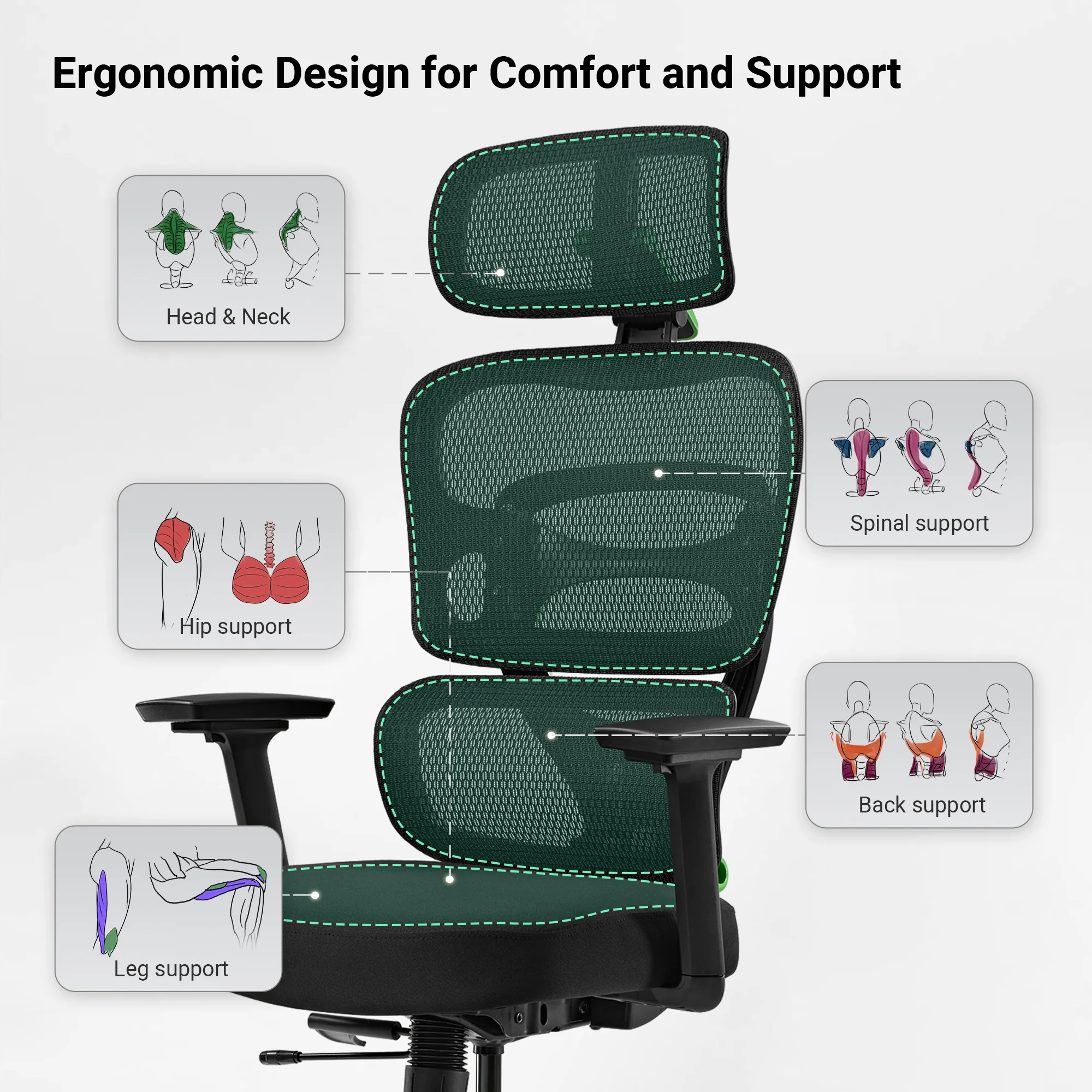 Axion, Ergonomic Hybrid Chair - Image 88
