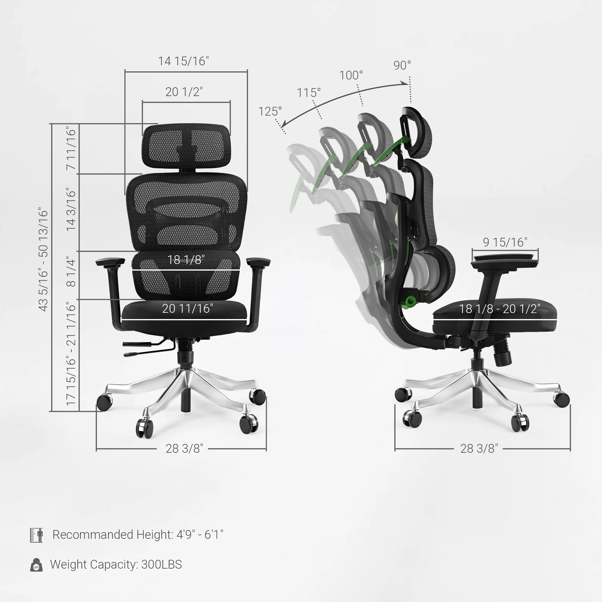 Axion, Ergonomic Hybrid Chair - Image 95