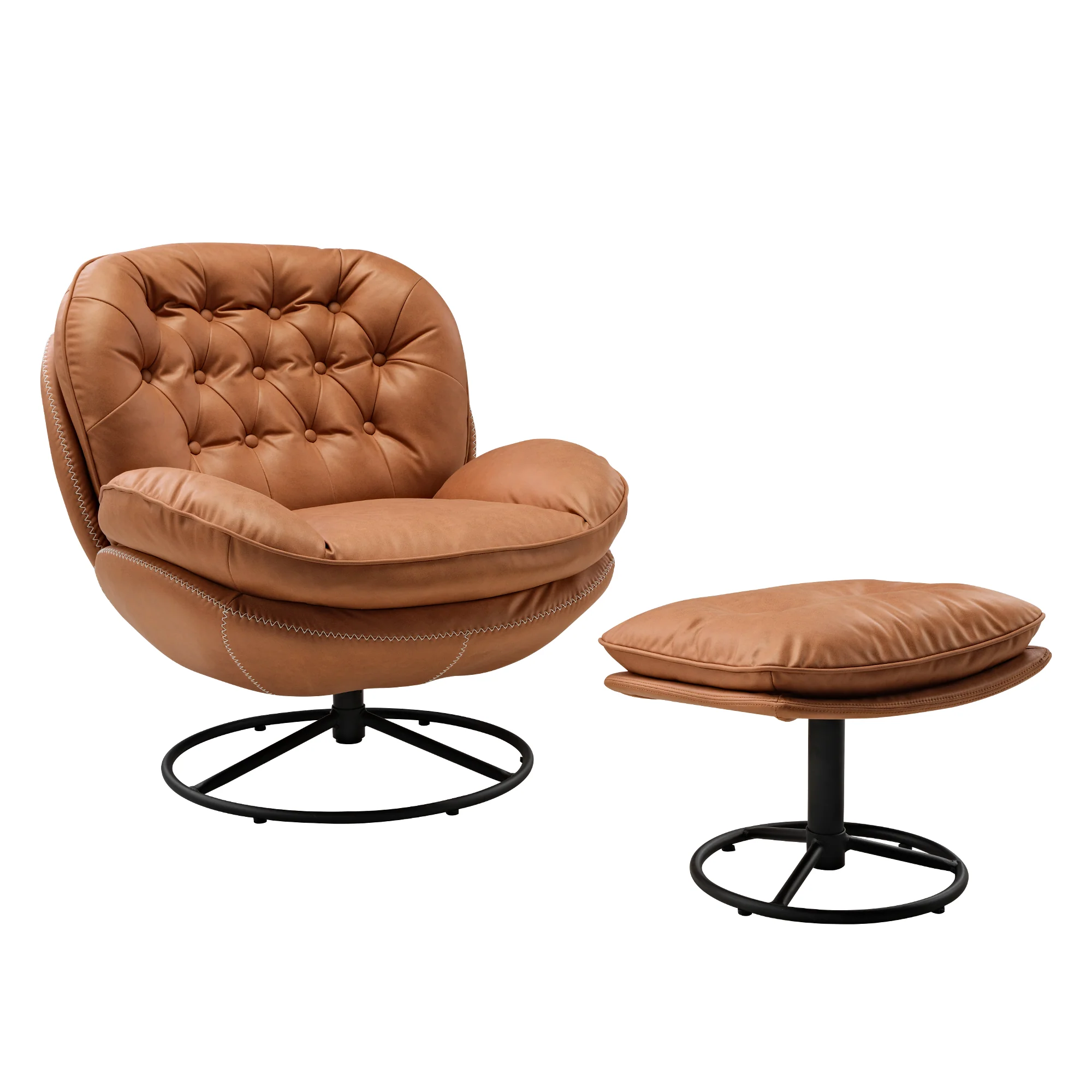 Camden, Modern Swivel Lounge Chair - Image 11