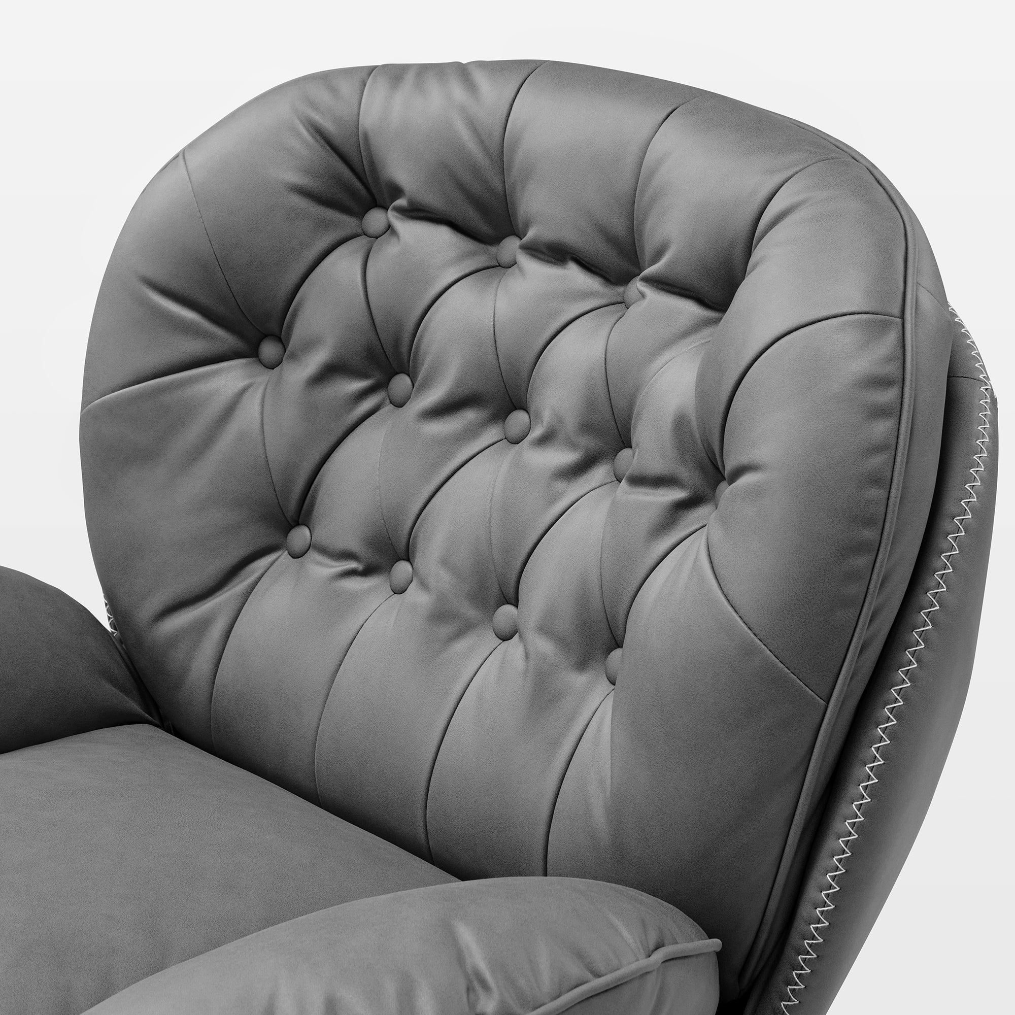 Camden, Modern Swivel Lounge Chair - Image 14