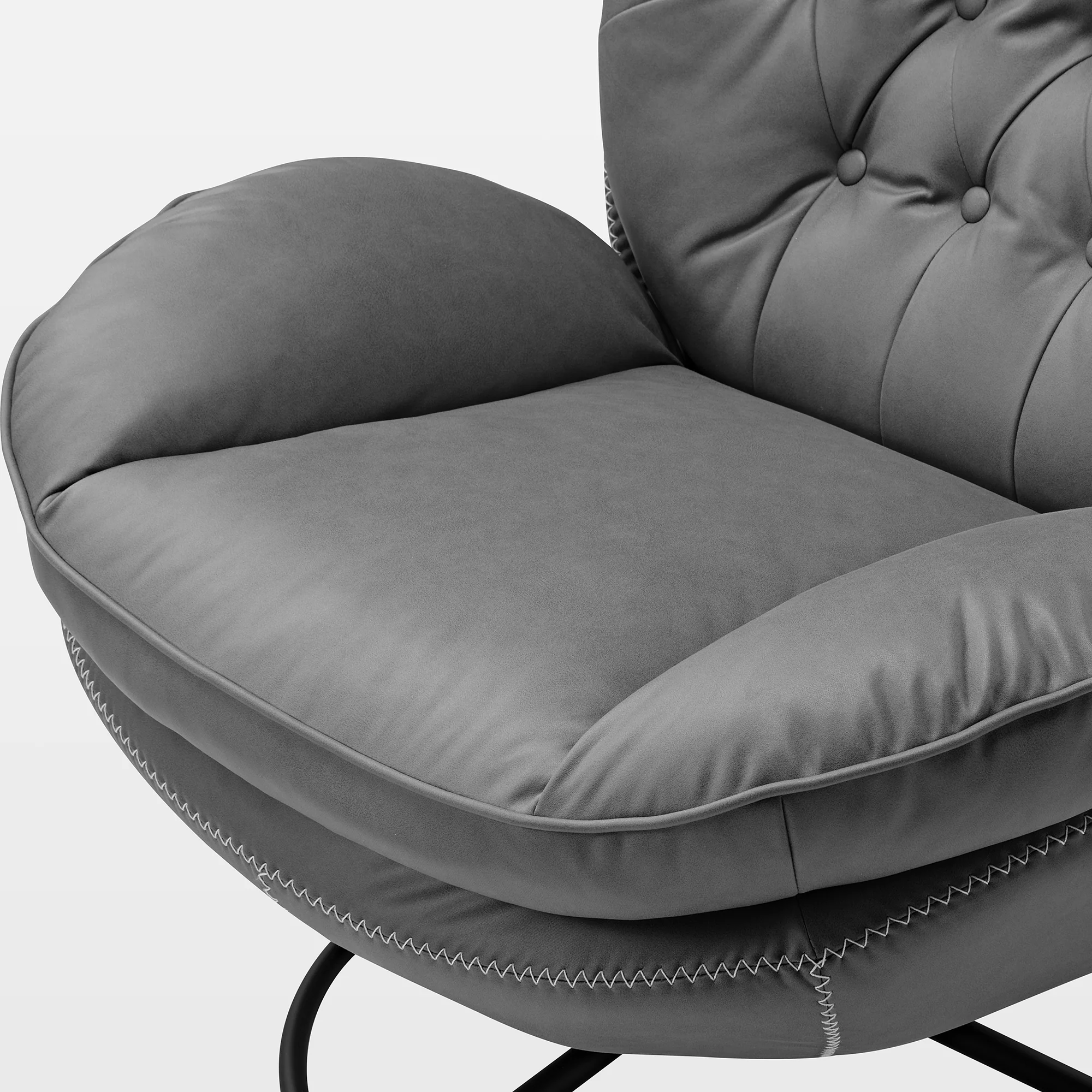 Camden, Modern Swivel Lounge Chair - Image 15