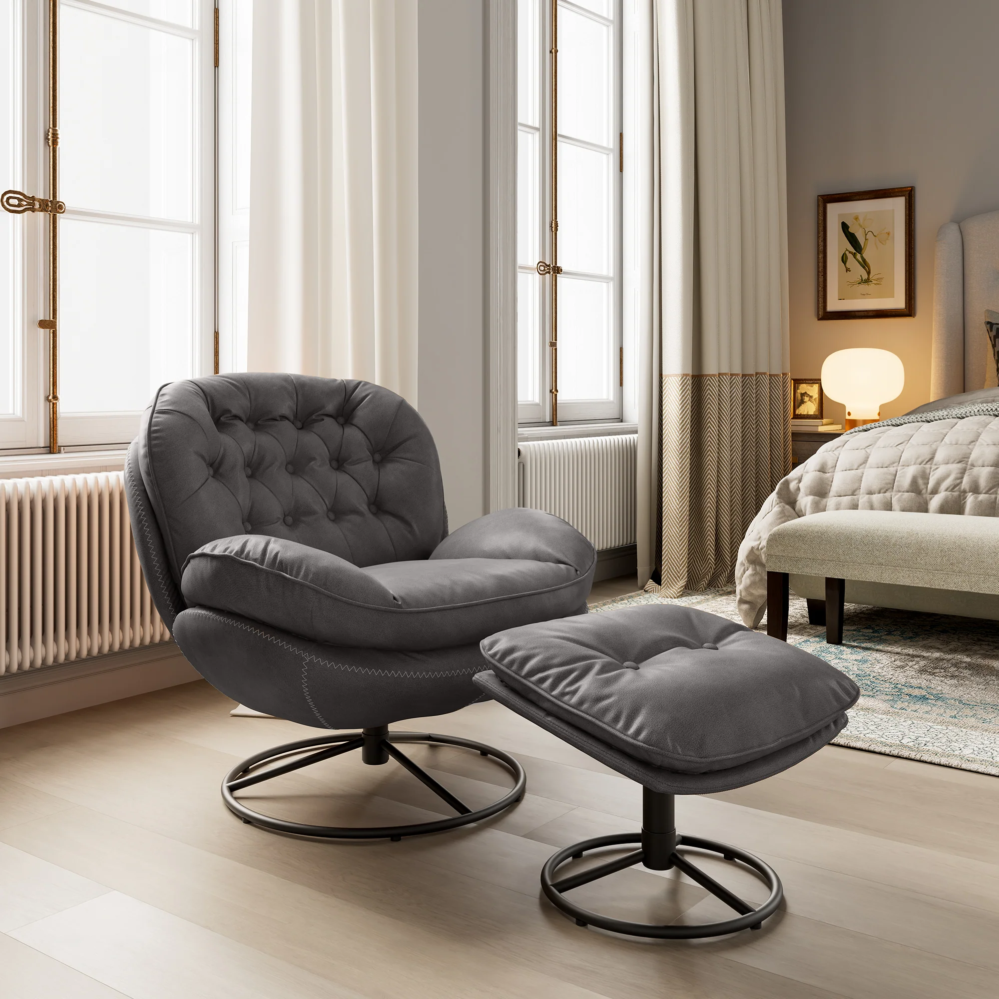 Camden, Modern Swivel Lounge Chair - Image 19