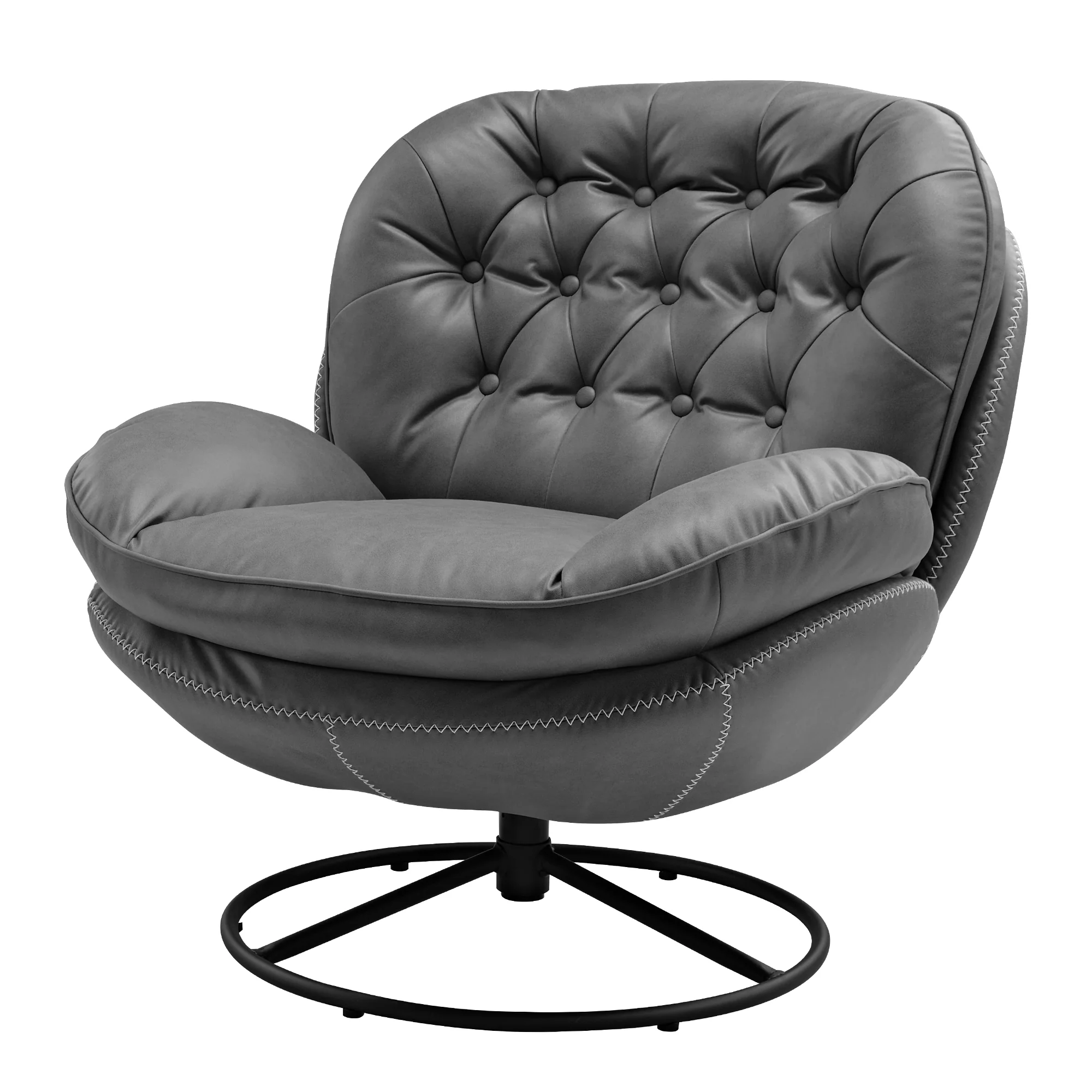 Camden, Modern Swivel Lounge Chair - Image 20