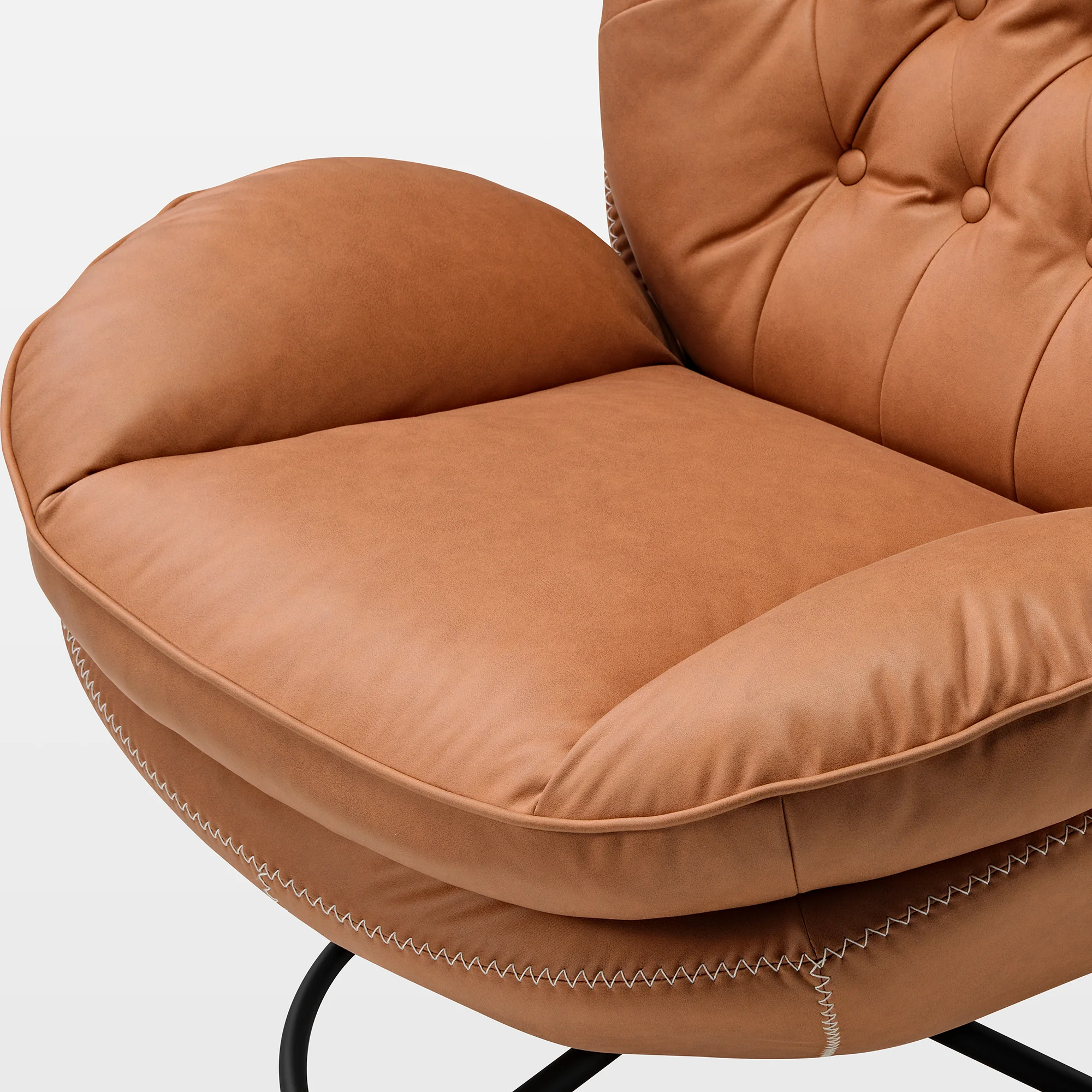 Camden, Modern Swivel Lounge Chair - Image 3