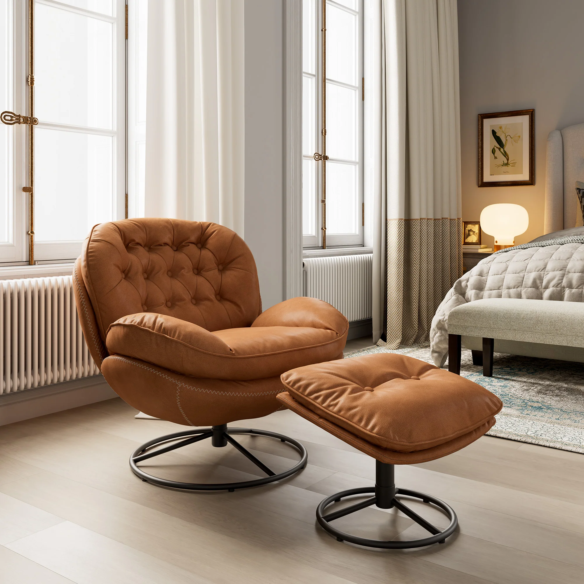 Camden, Modern Swivel Lounge Chair - Image 7