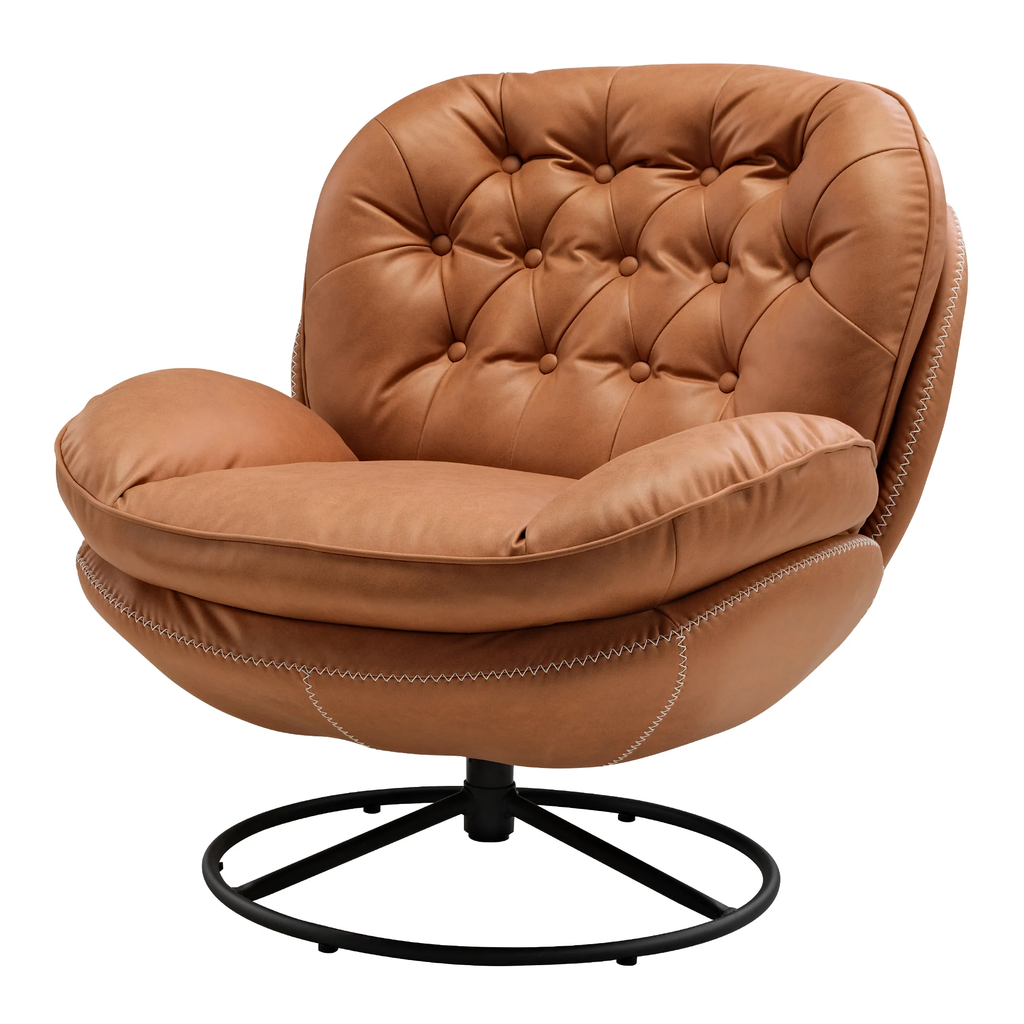 Camden, Modern Swivel Lounge Chair - Image 8