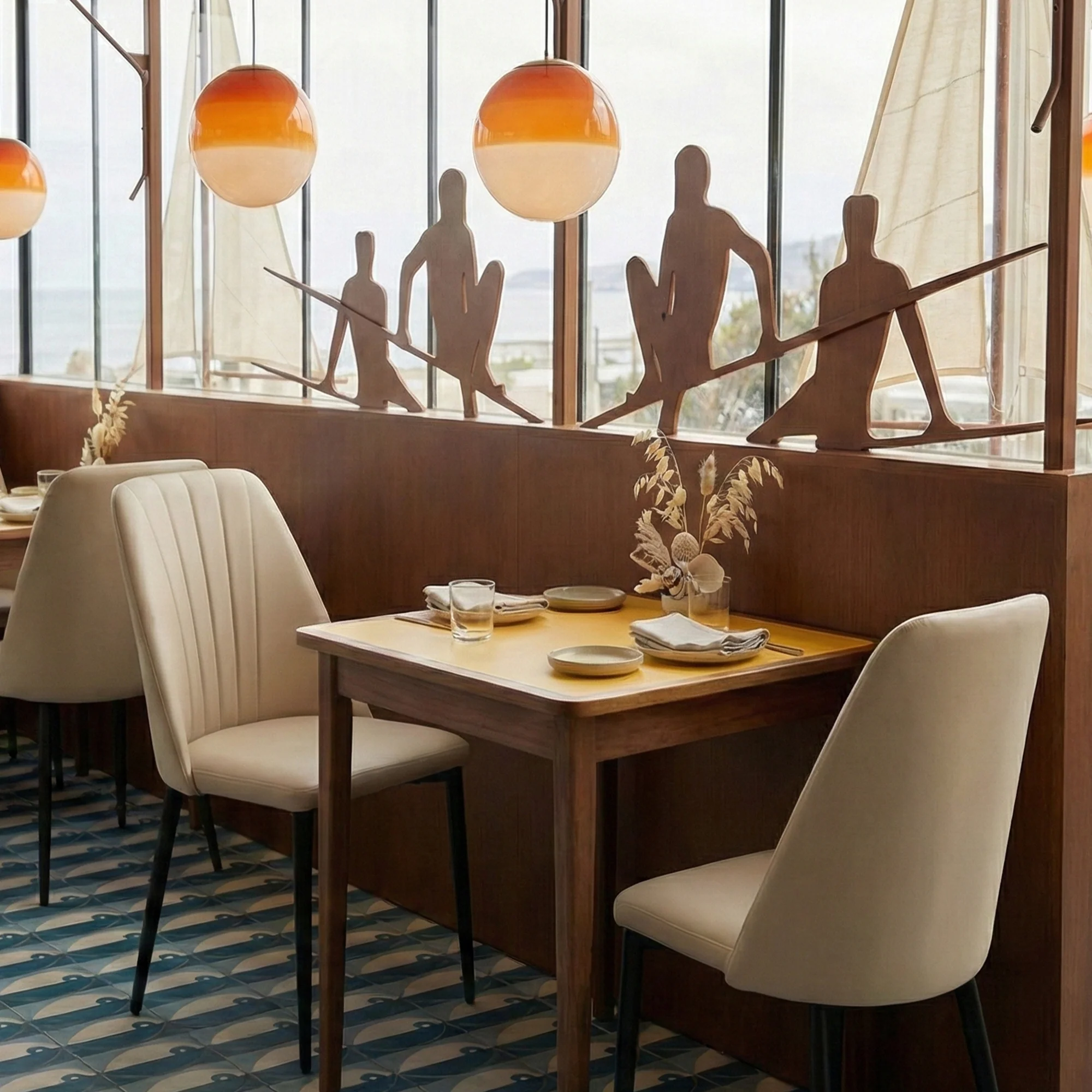 Chester, Upholstered Dining Side Chairs Set of 2, Off-white - Image 7