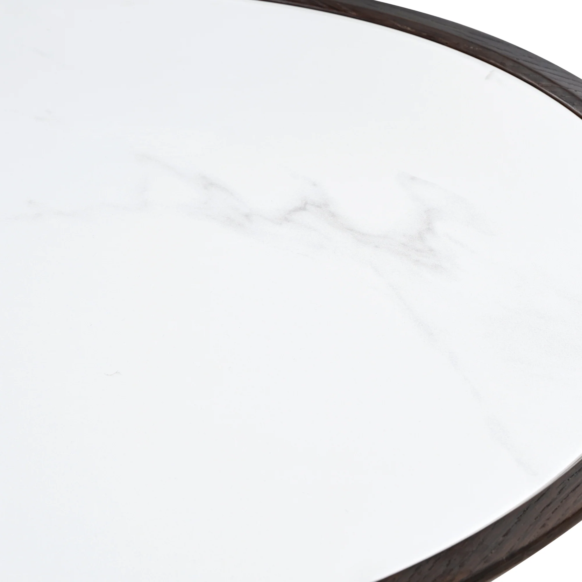 55" Modern Irregular Walnut Coffee Table - Image 9