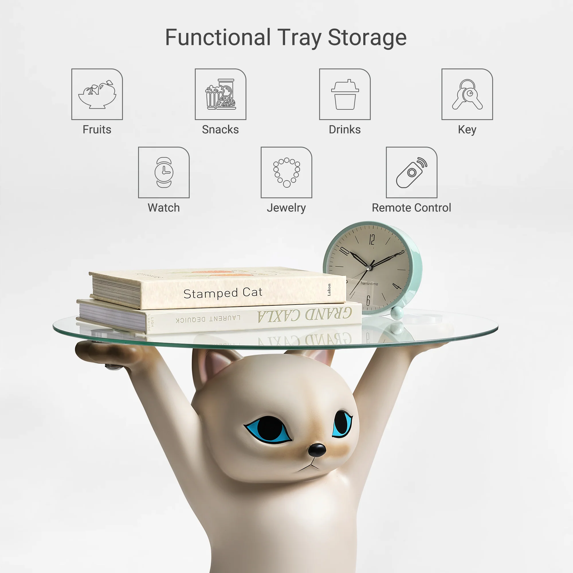 23''H, Enchanting Cat Side Table - Image 11