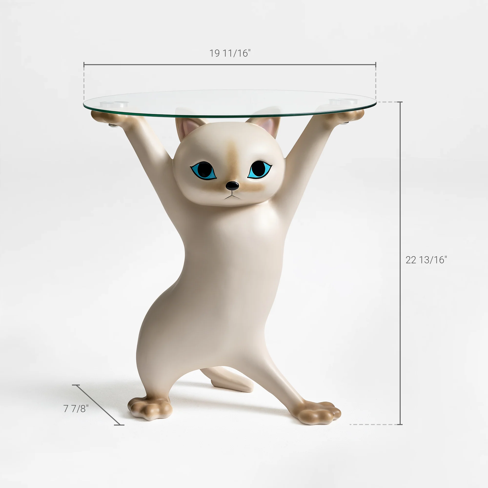 23''H, Enchanting Cat Side Table - Image 13