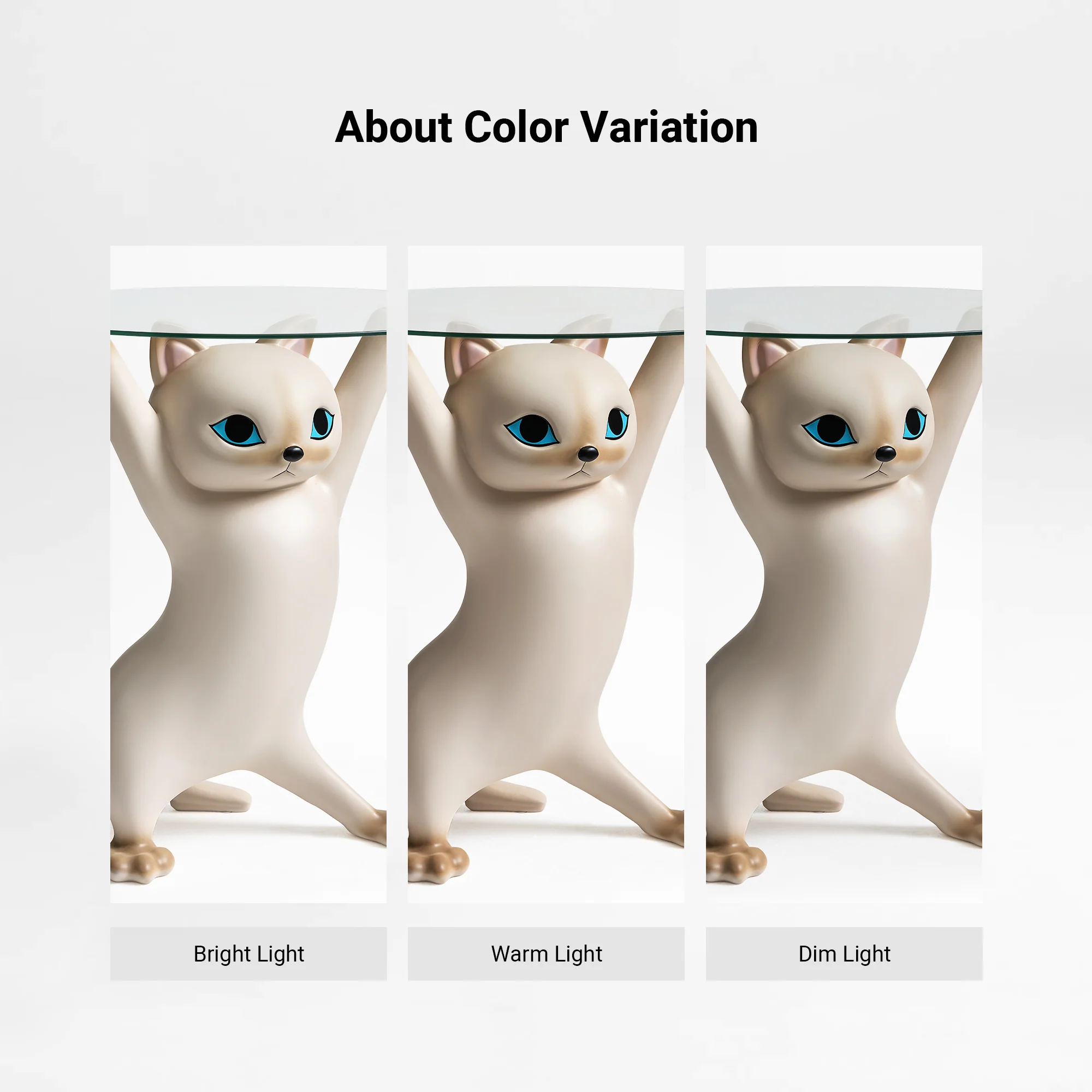 23''H, Enchanting Cat Side Table - Image 14