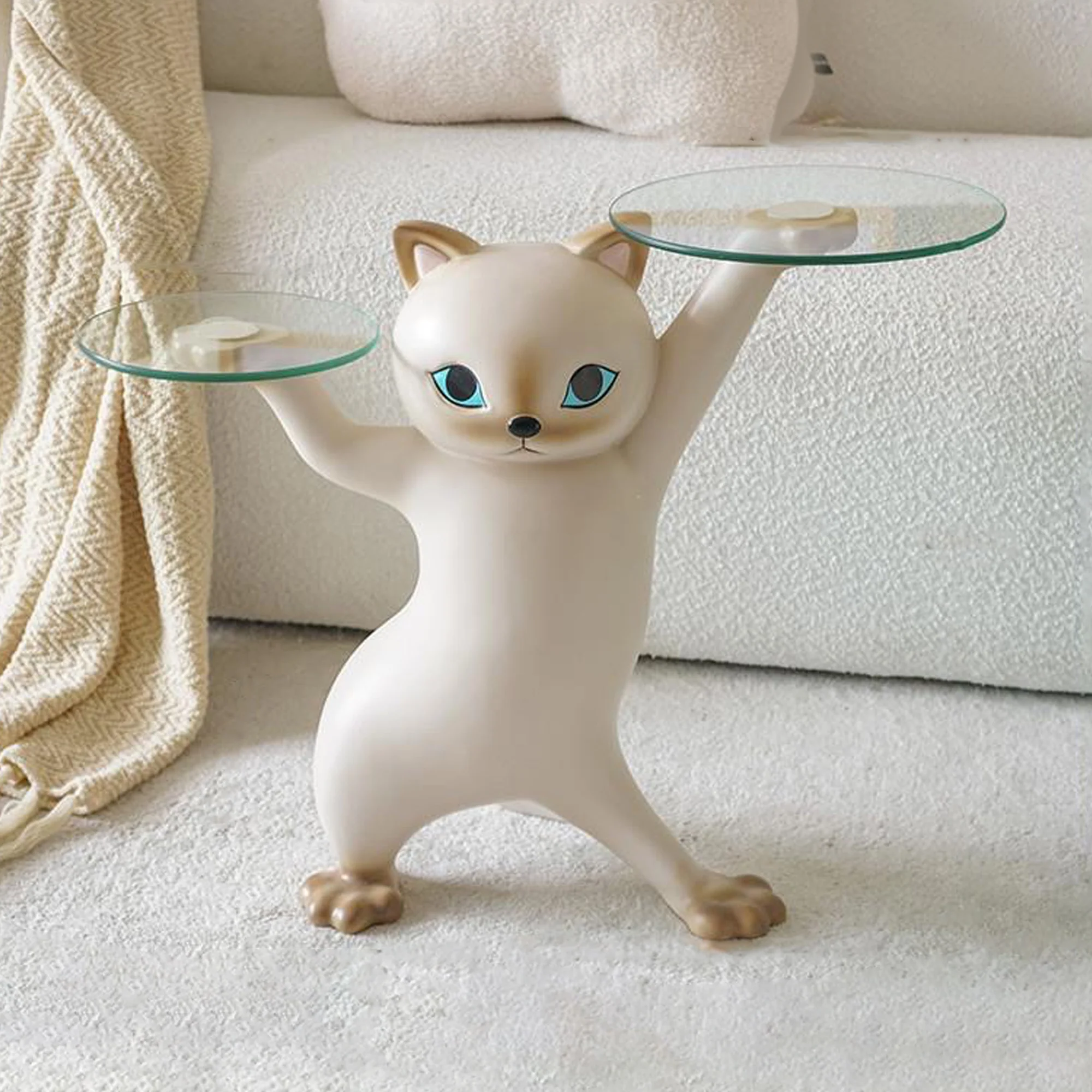 23''H, Enchanting Cat Side Table - Image 15