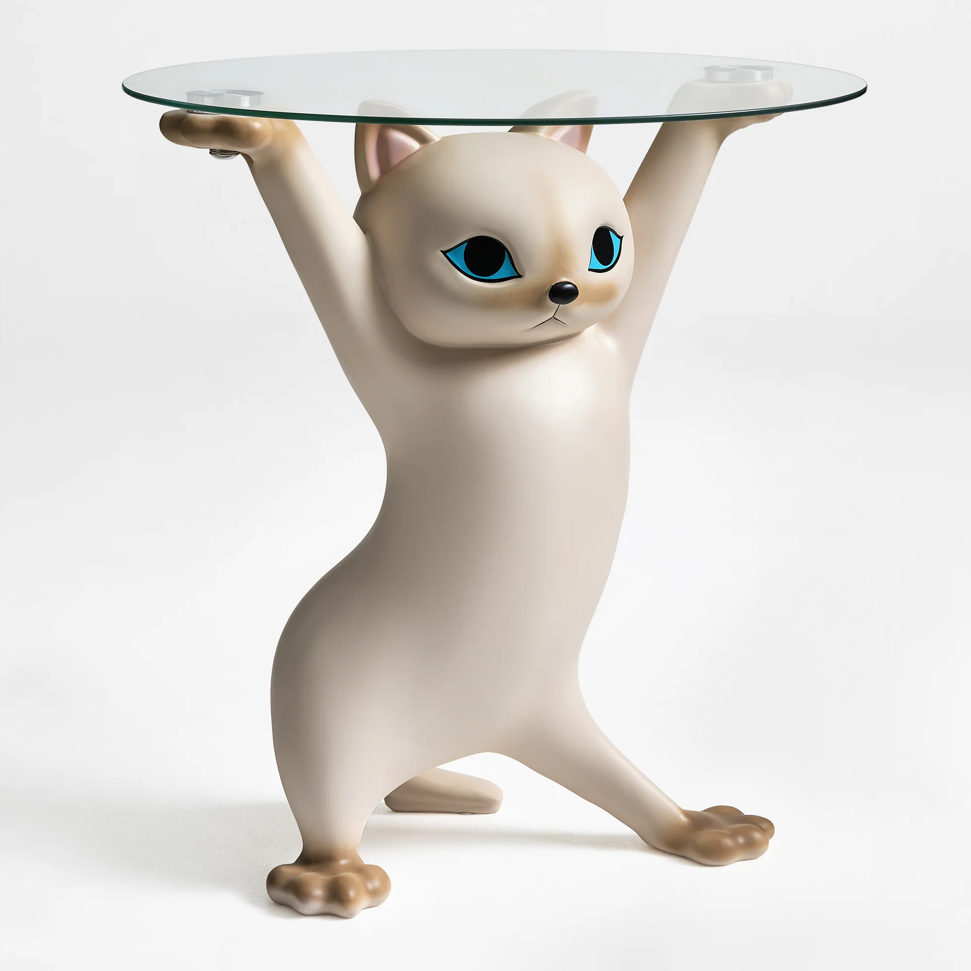 23''H, Enchanting Cat Side Table - Image 3