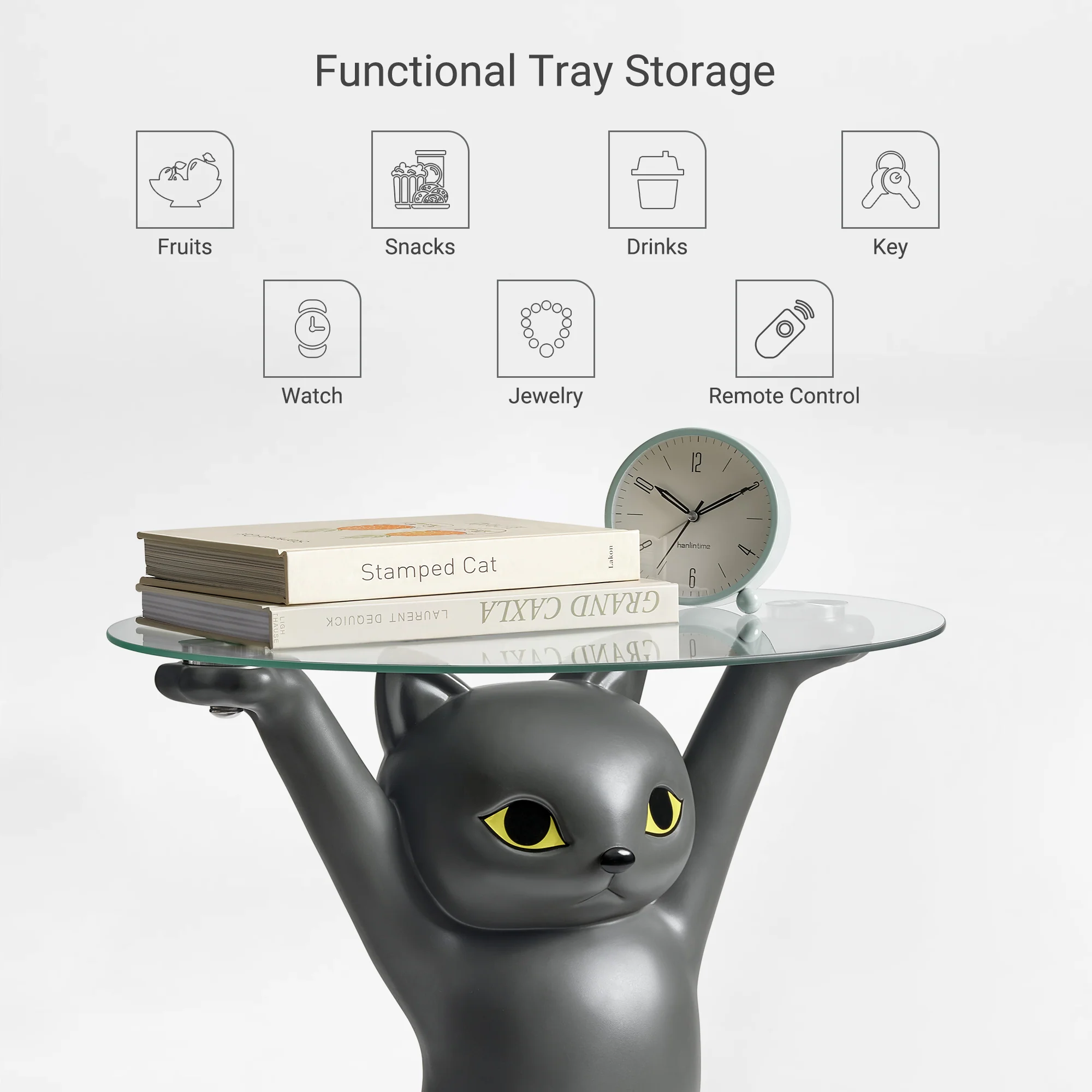 23''H, Enchanting Cat Side Table - Image 35