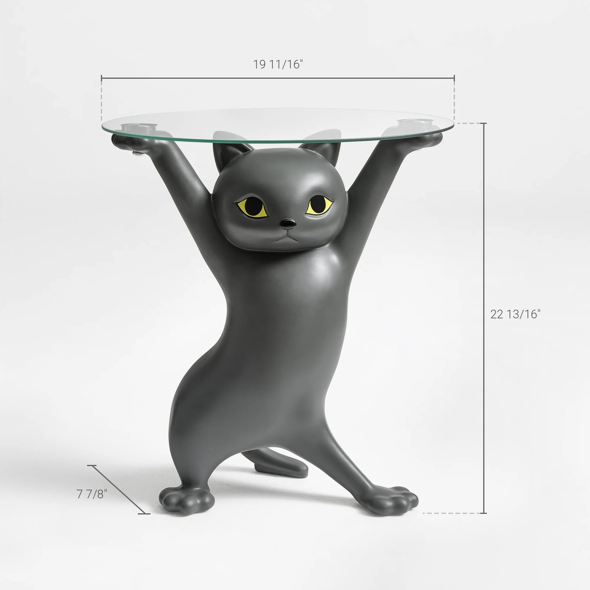 23''H, Enchanting Cat Side Table - Image 37