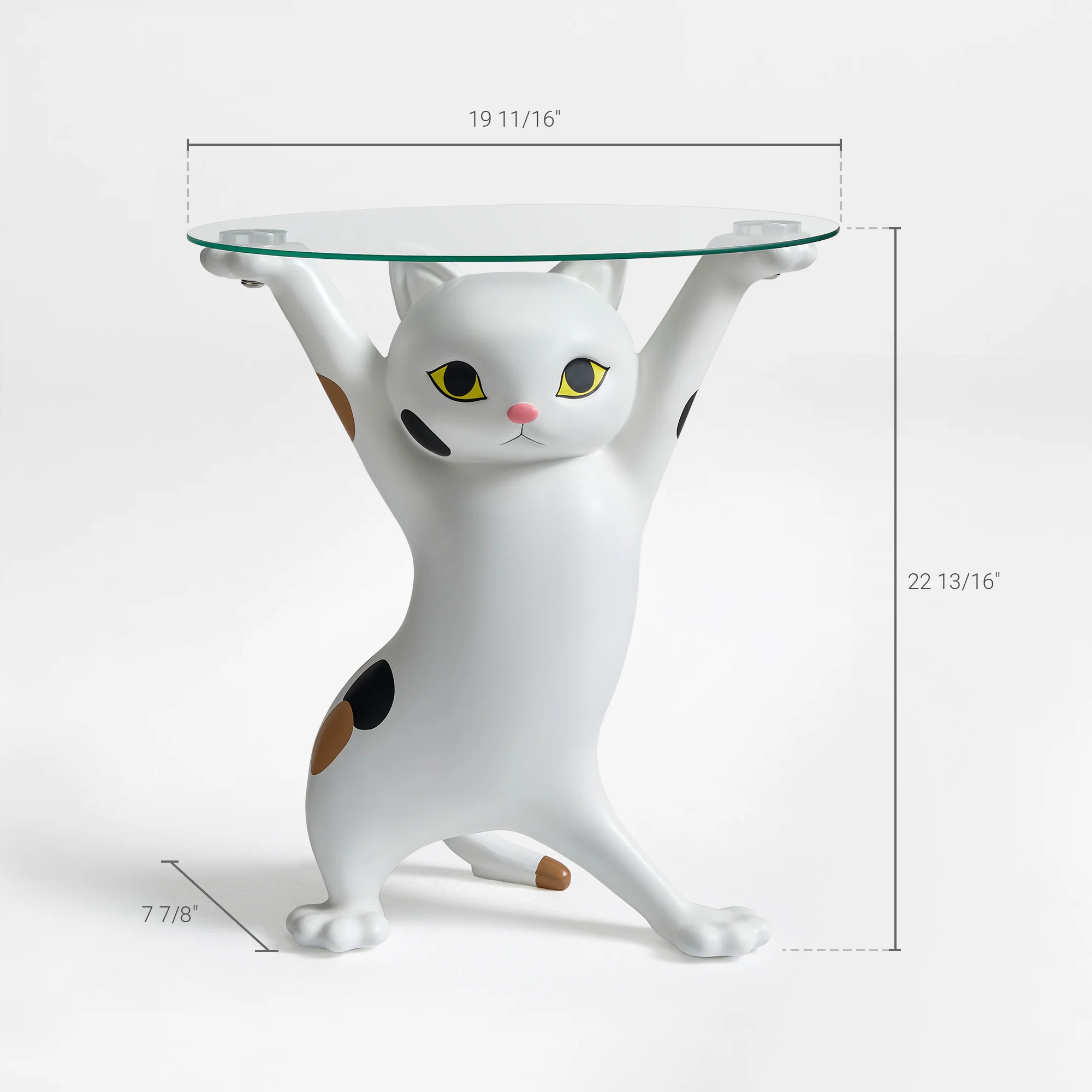 23''H, Enchanting Cat Side Table - Image 47