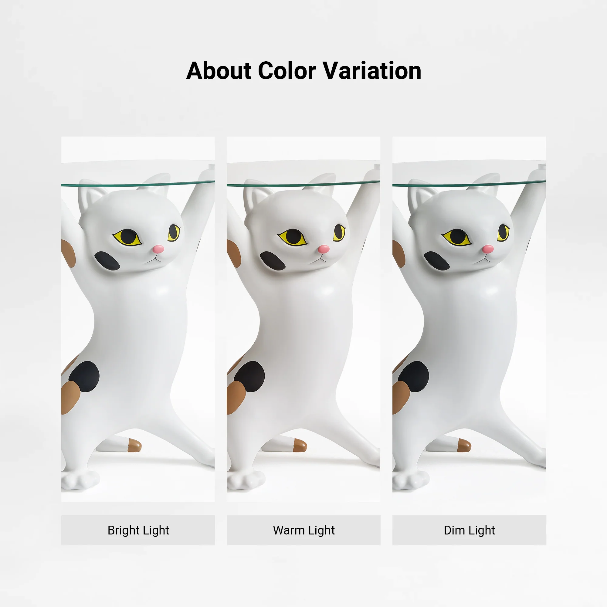 23''H, Enchanting Cat Side Table - Image 48