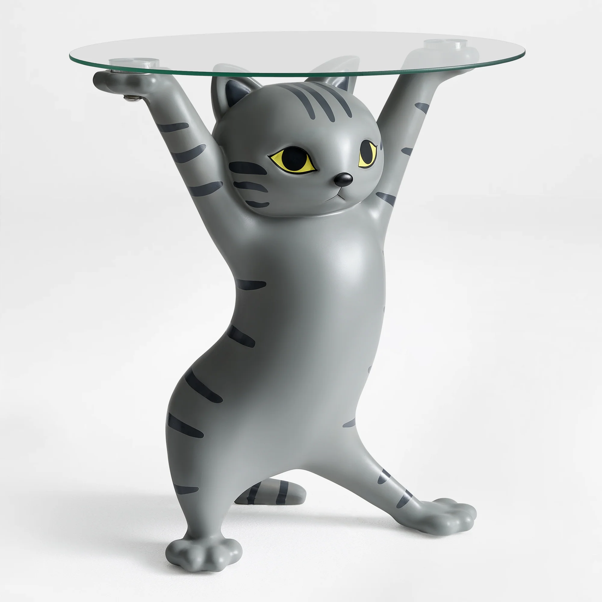 23''H, Enchanting Cat Side Table - Image 50