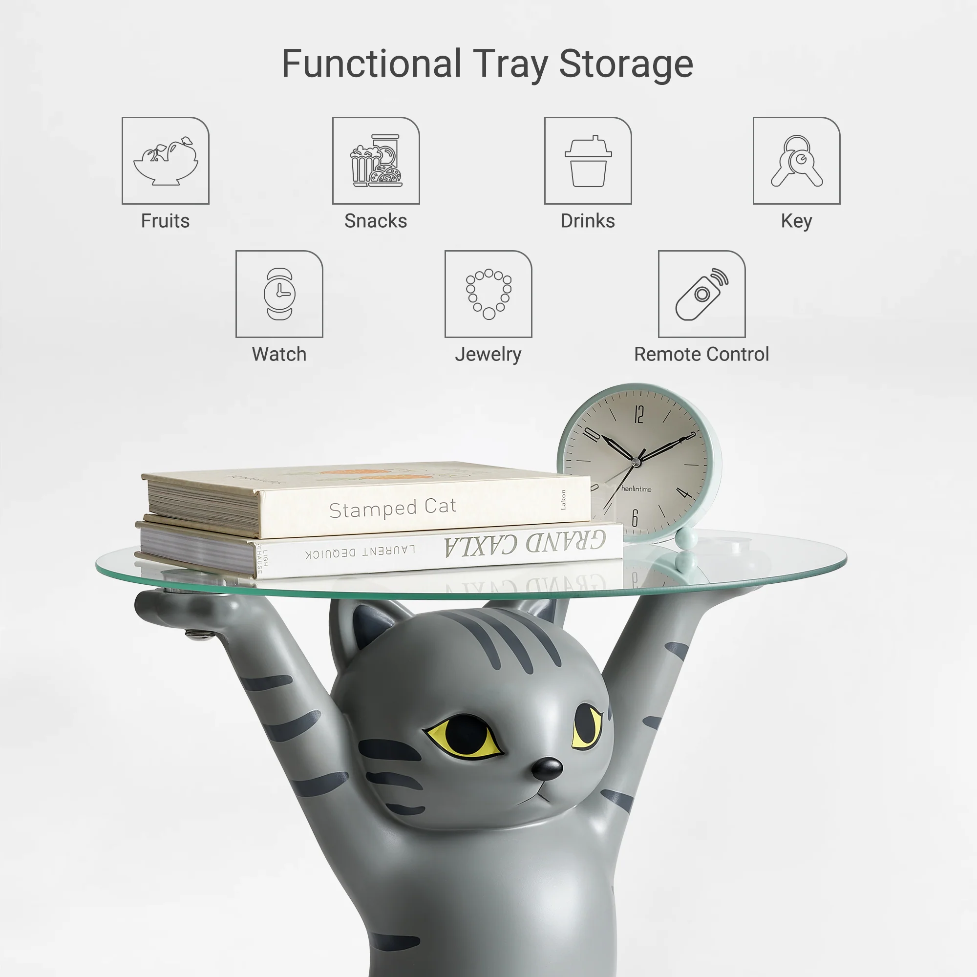 23''H, Enchanting Cat Side Table - Image 55