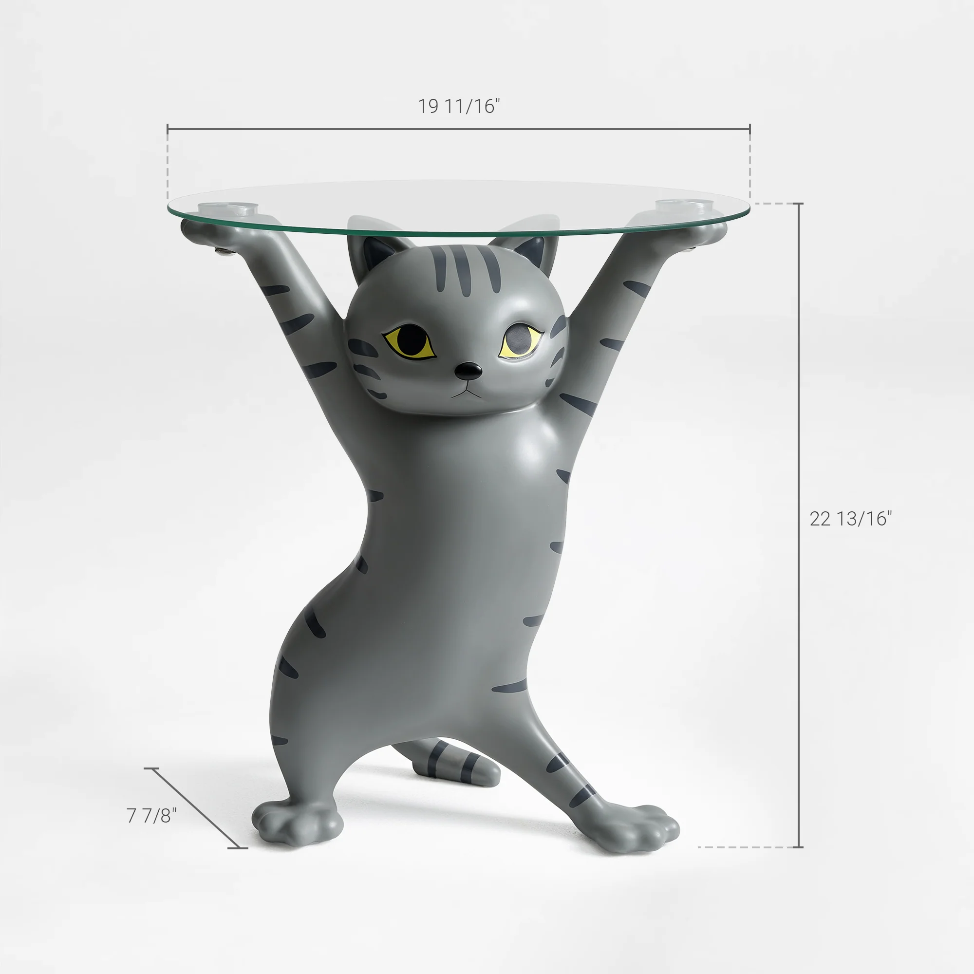 23''H, Enchanting Cat Side Table - Image 57