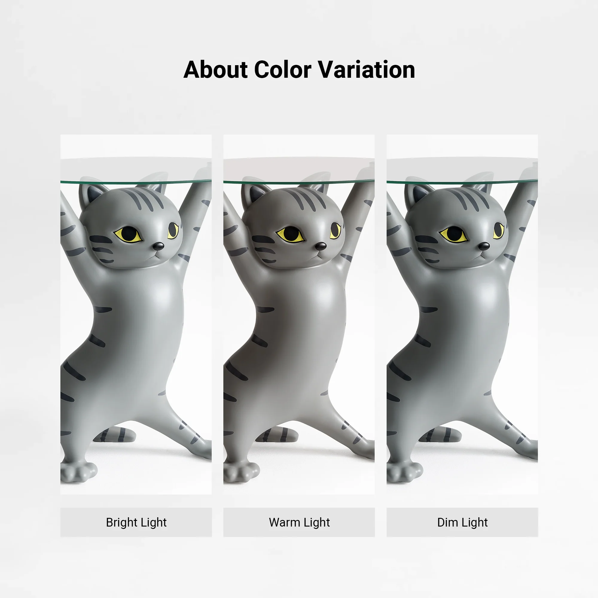 23''H, Enchanting Cat Side Table - Image 58