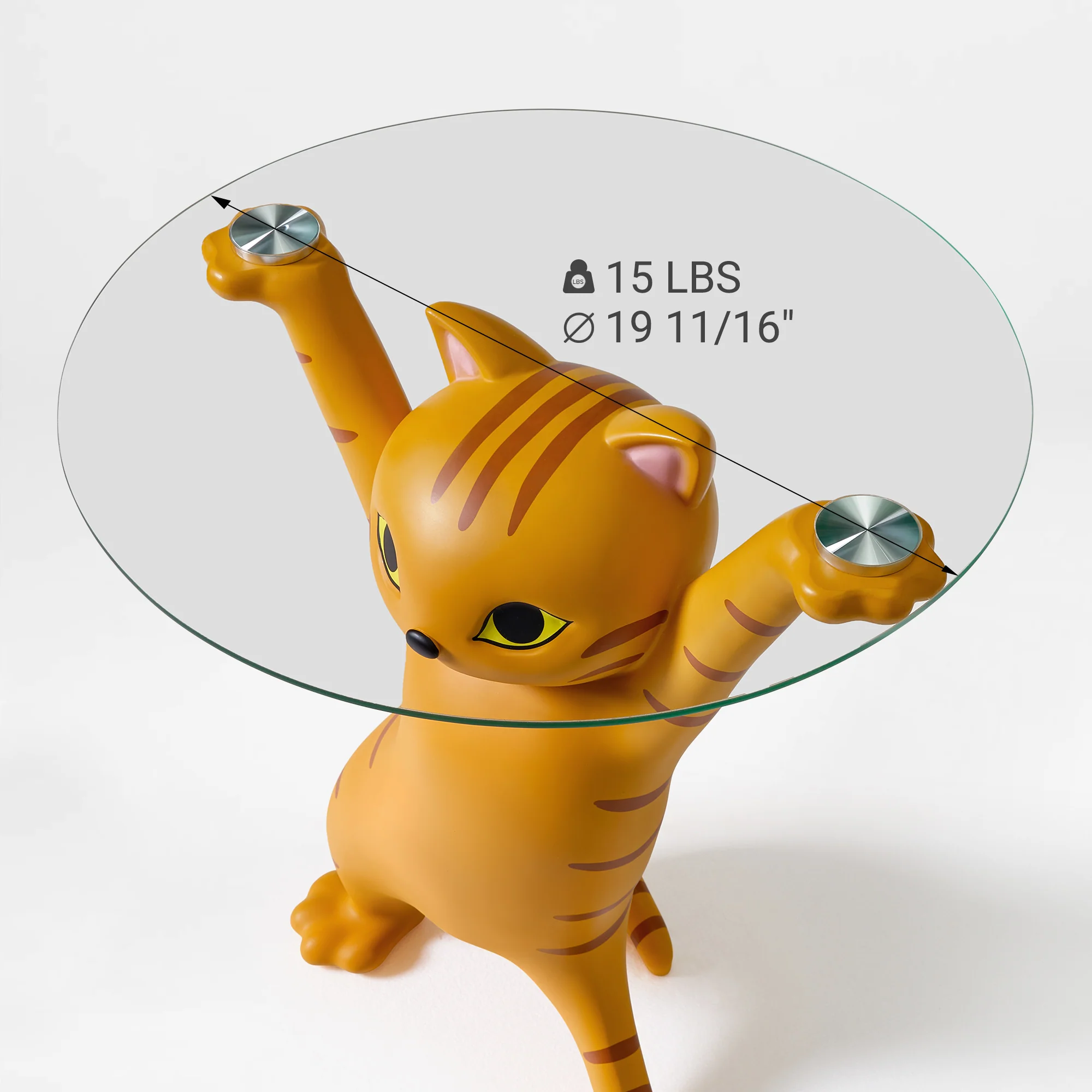 23''H, Enchanting Cat Side Table - Image 61