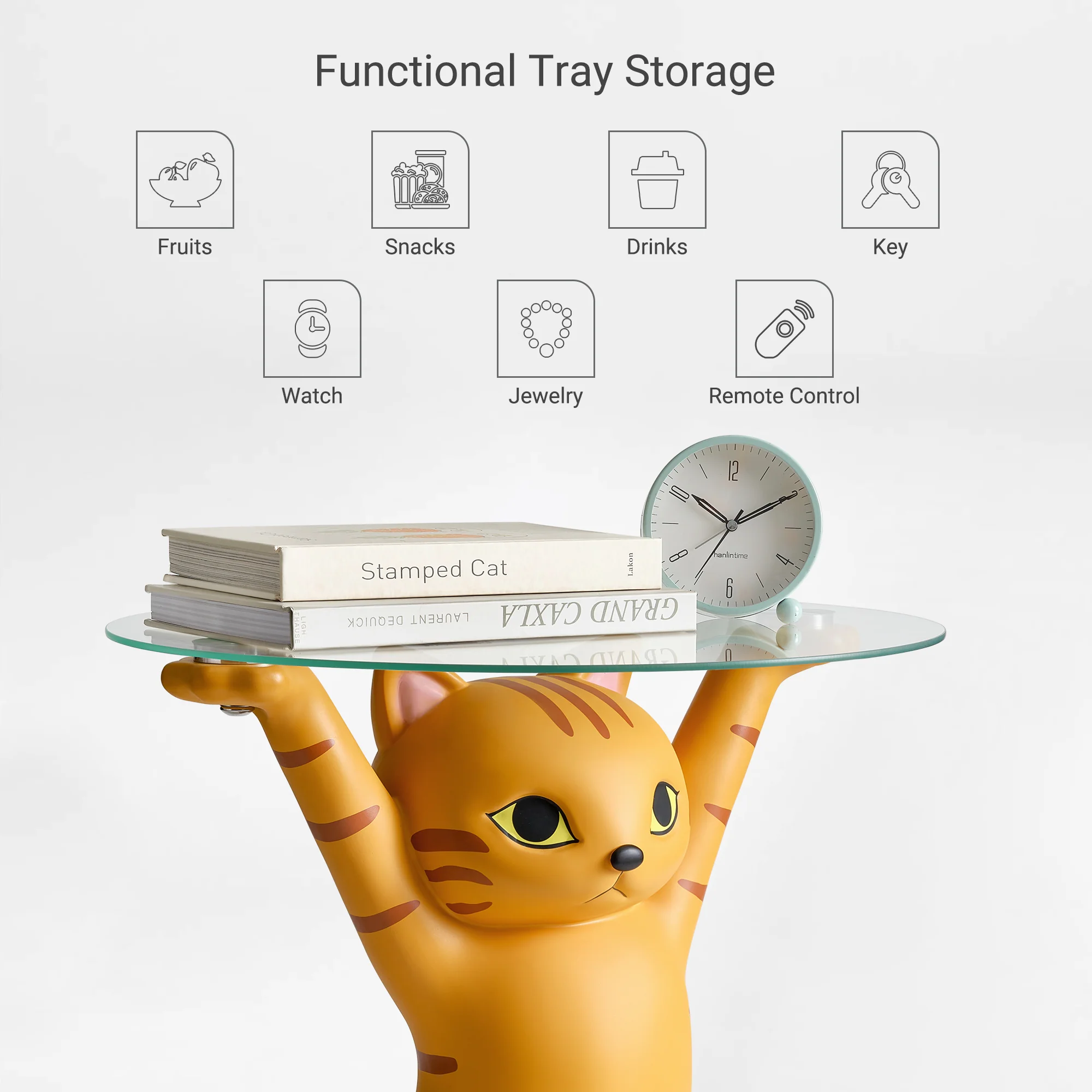 23''H, Enchanting Cat Side Table - Image 65