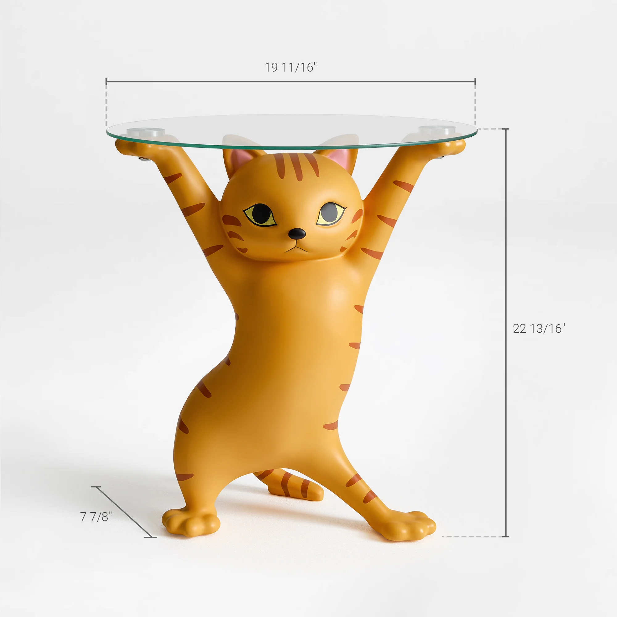 23''H, Enchanting Cat Side Table - Image 67