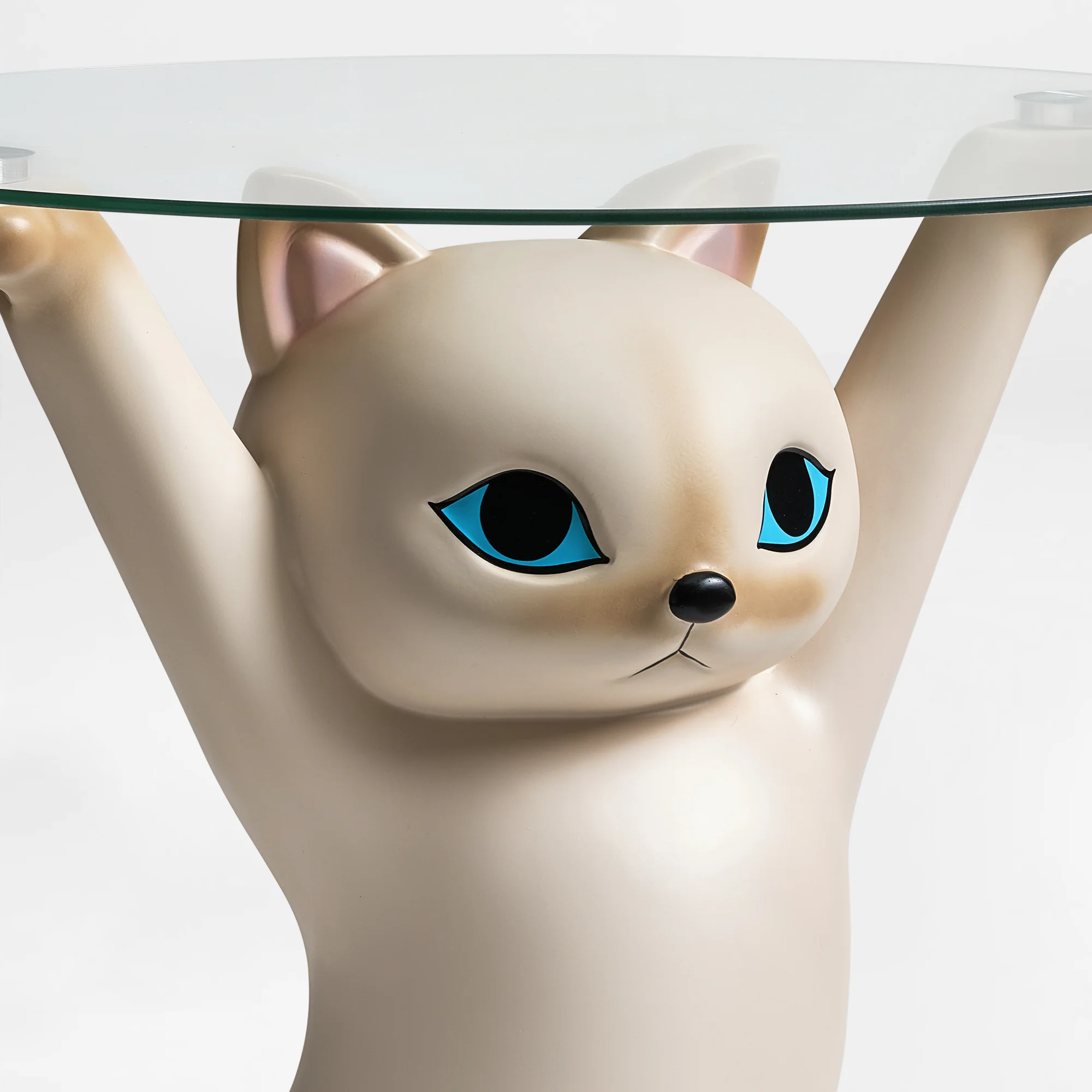 23''H, Enchanting Cat Side Table - Image 8