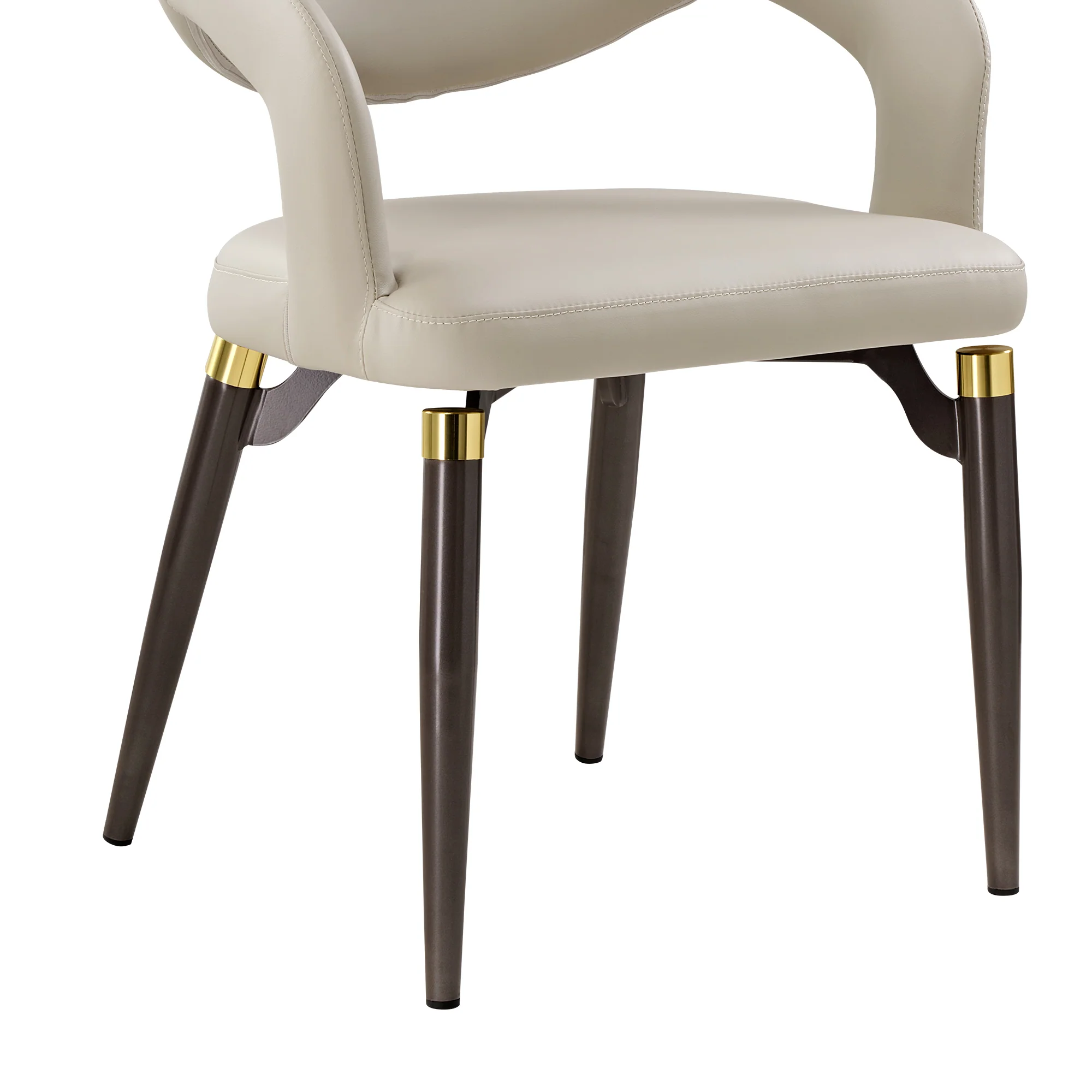 Chantilly Leather Dining Chairs, set of 2 - Image 10