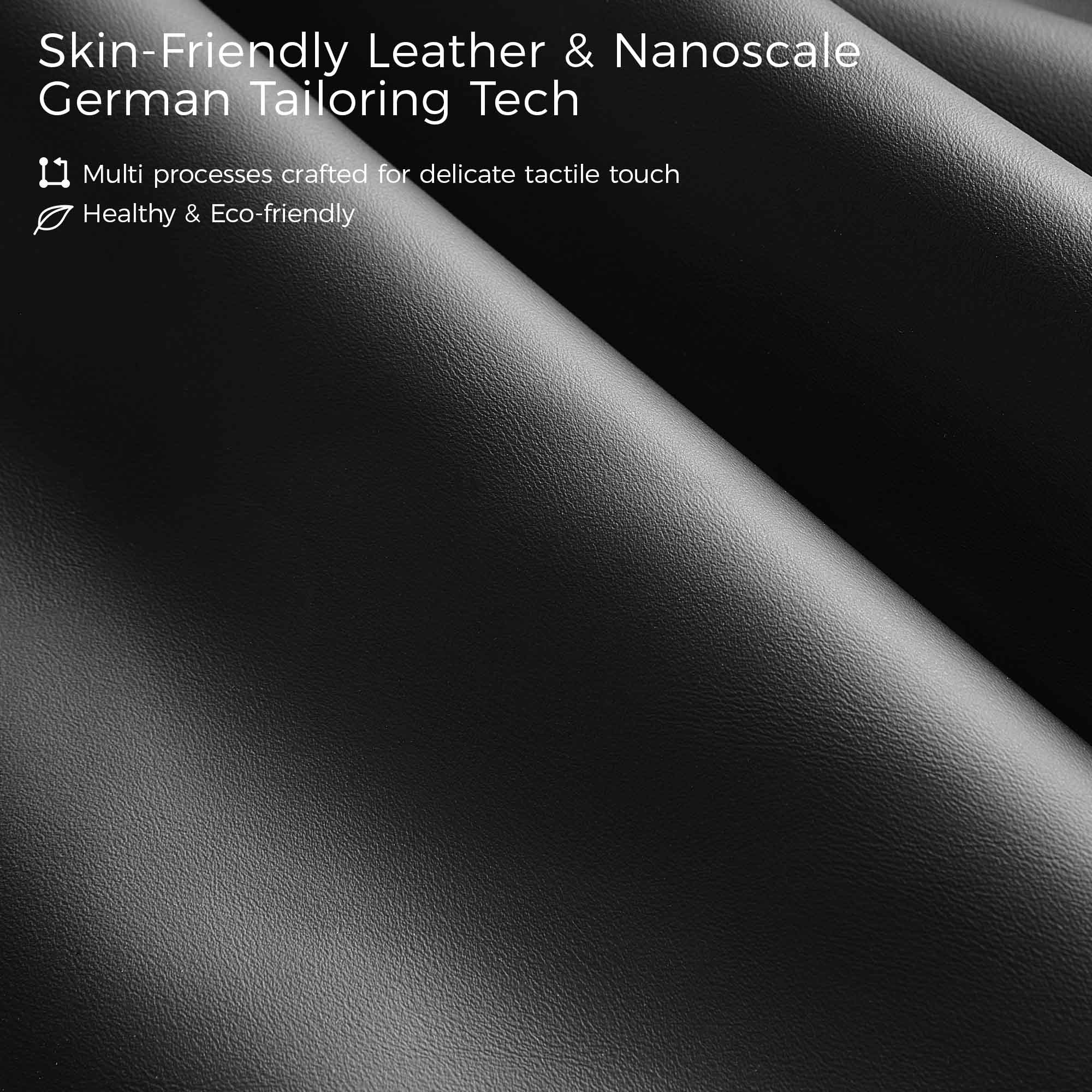 Faux Saddle Leather Adjustable Standing Desk (55"x23") - Image 5